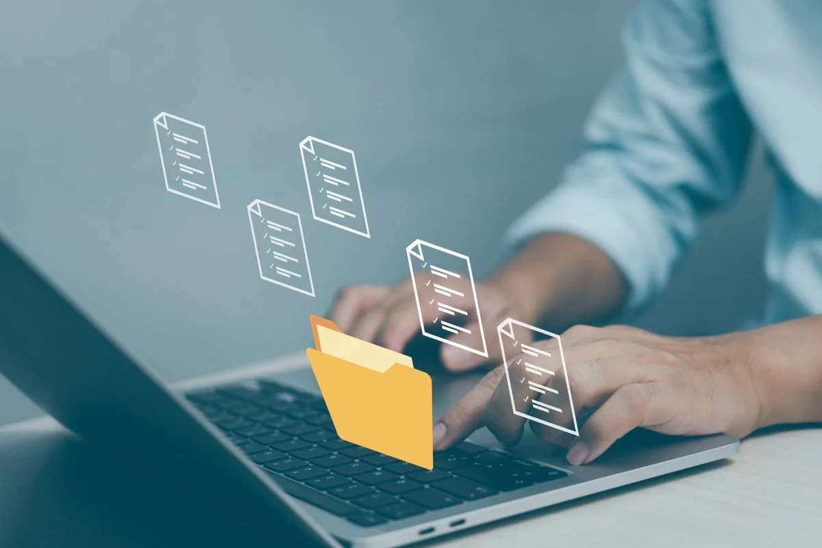 digital files and file folder