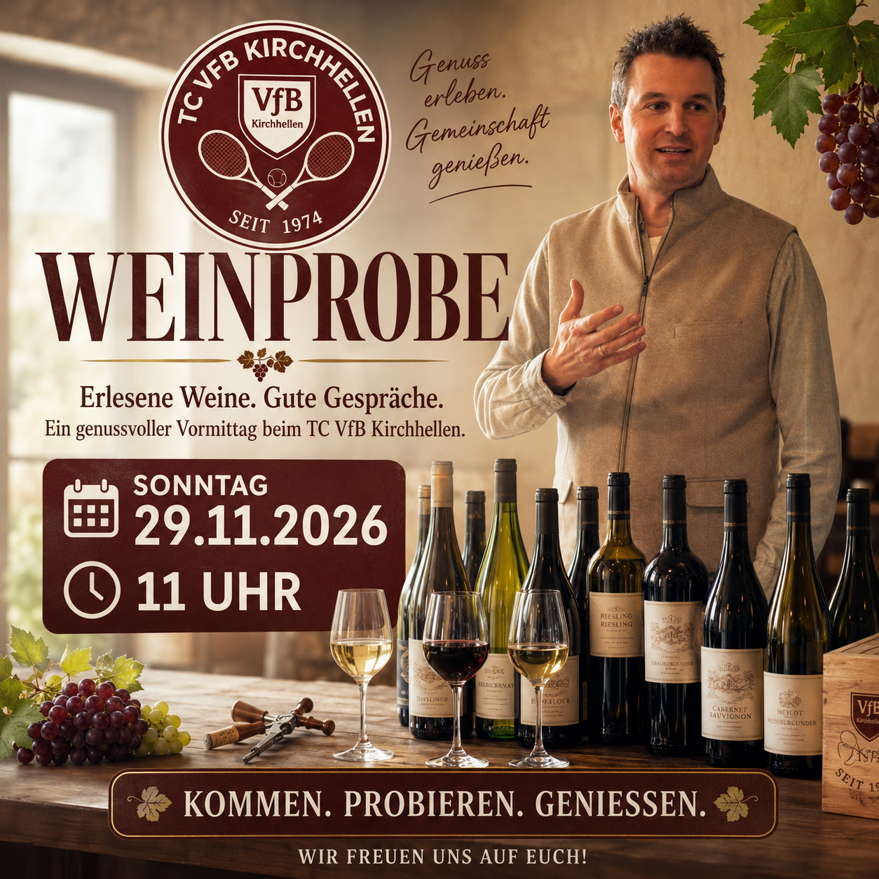 Weinprobe mit Andreas Weirich