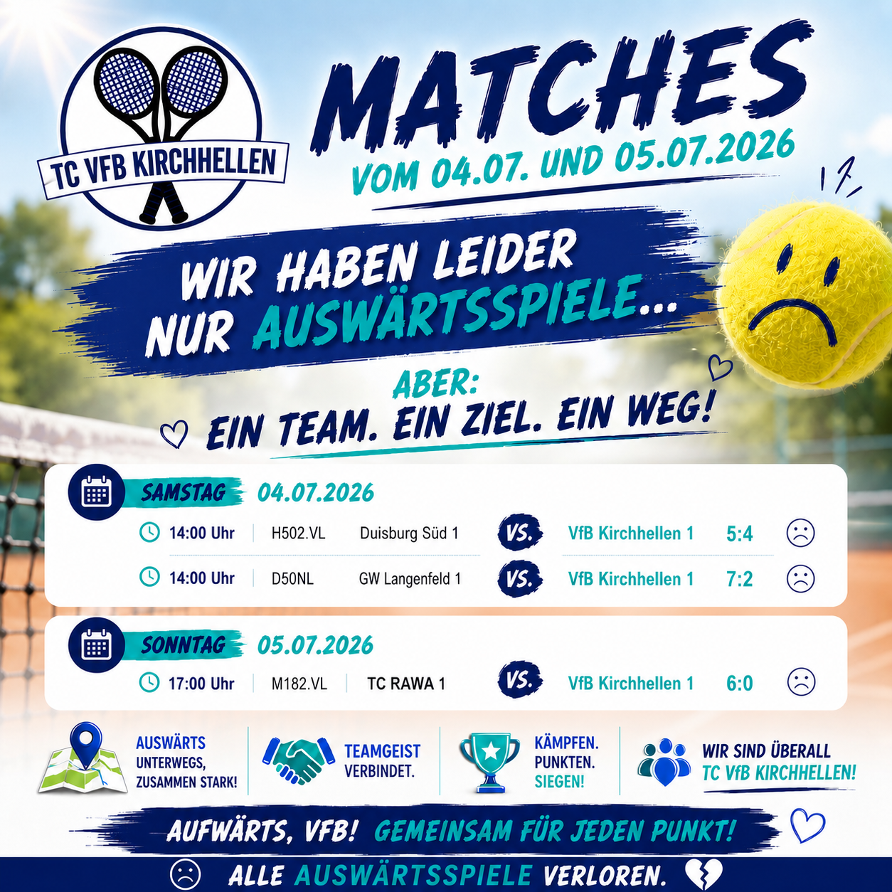 Matches vom 04.-05.07.26
