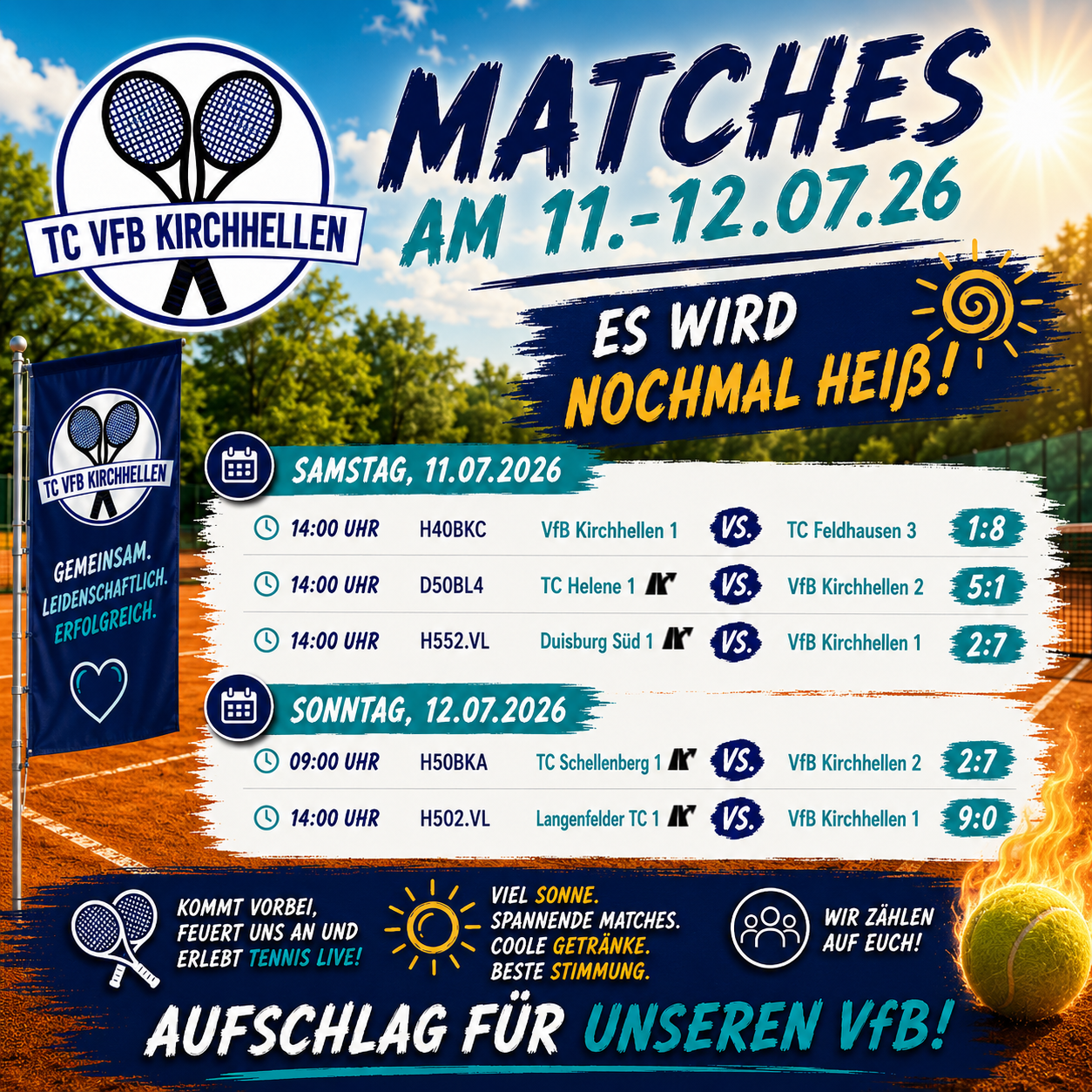 Matches am 11.-12.07.26