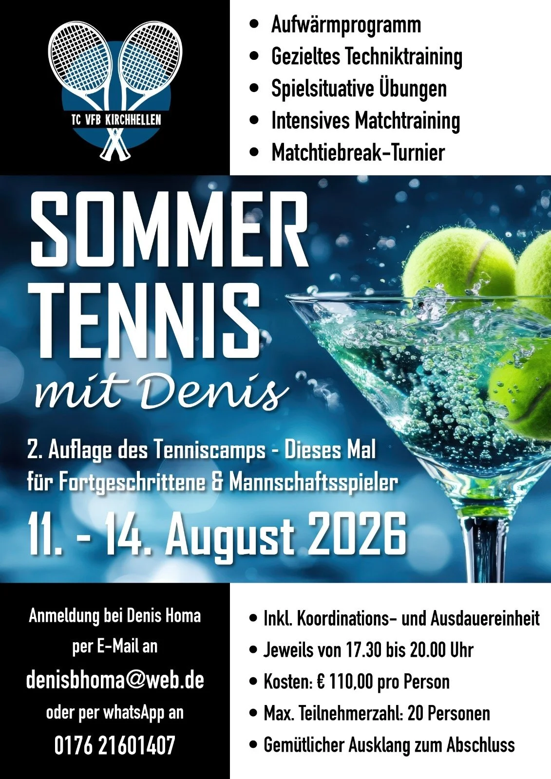Sommer-Tenniscamp mit Denis