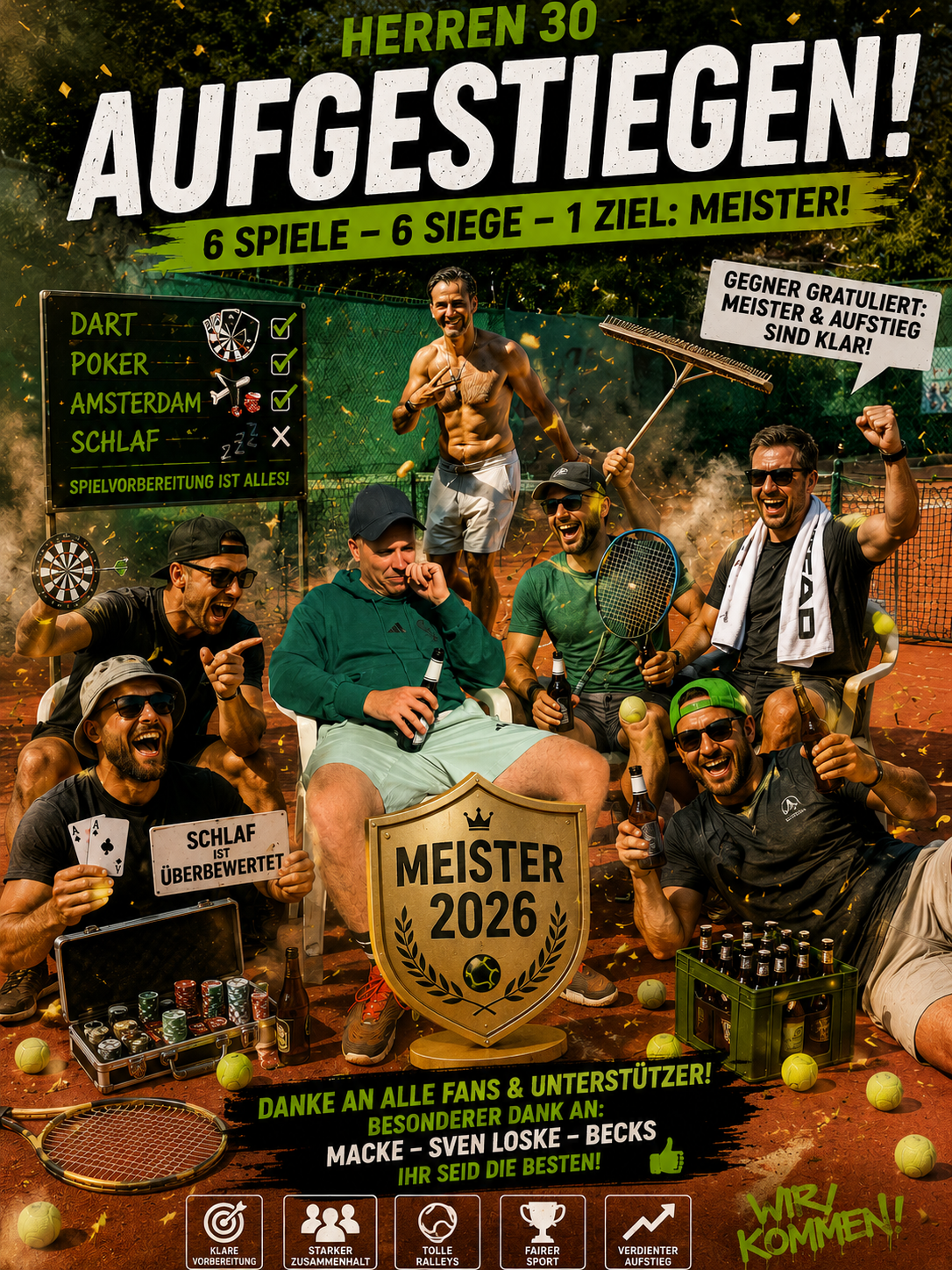 Aufstieg der Herren 30 perfekt