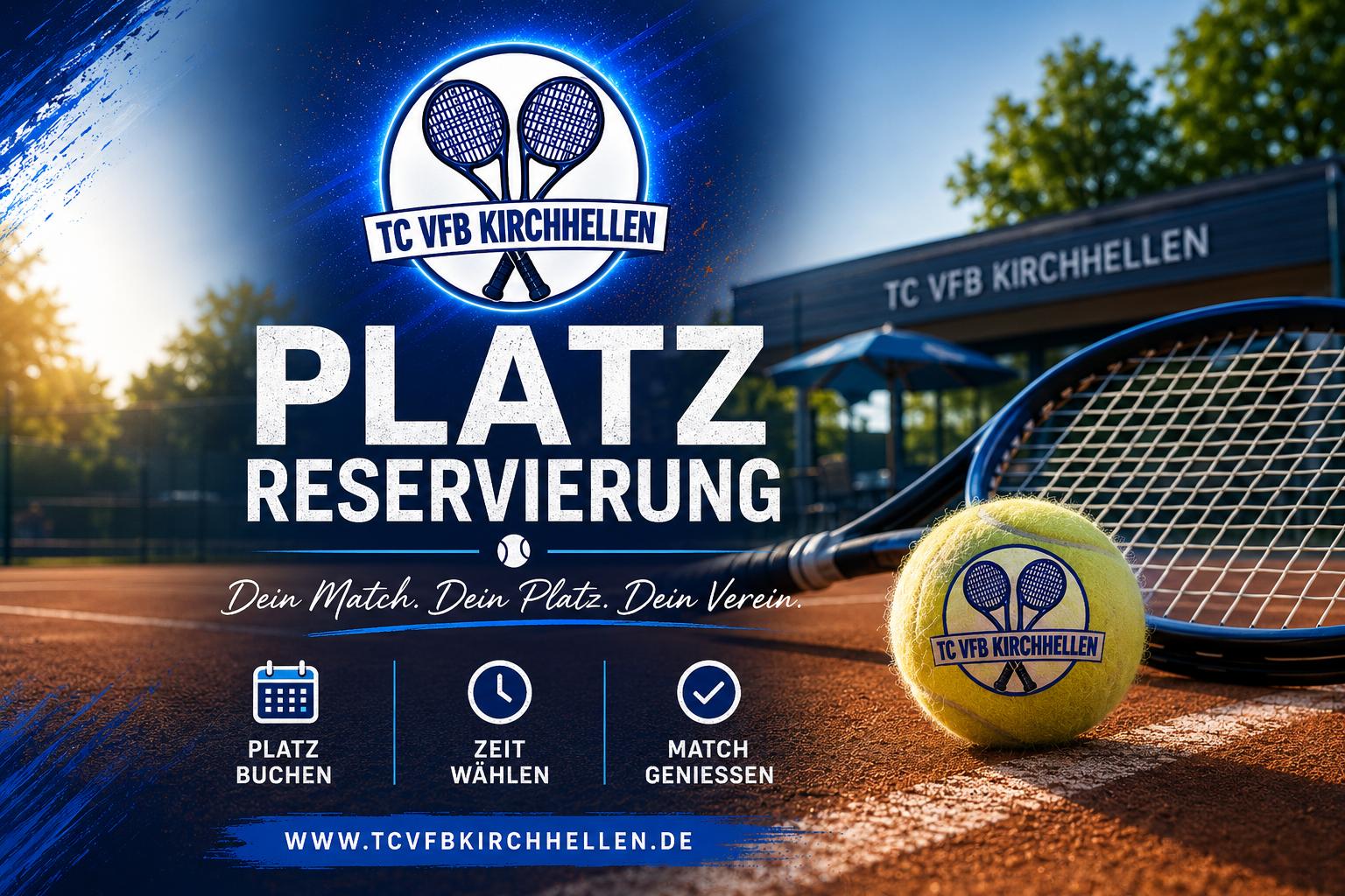 Platzreservierung für Neu-Mitglieder 