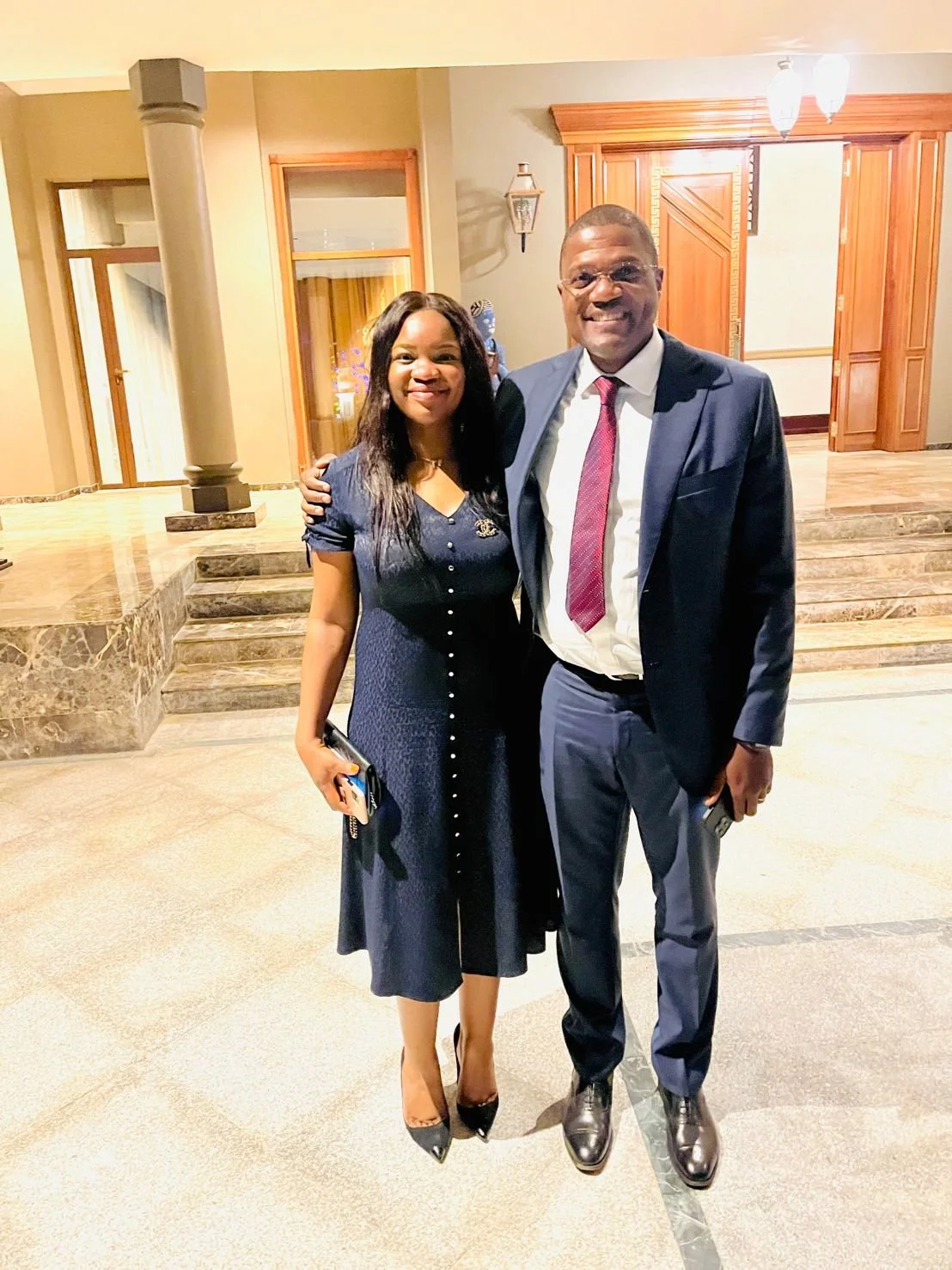 Amadagana and Partners attended the ceremony othe Ecomatin personality of the year 2021