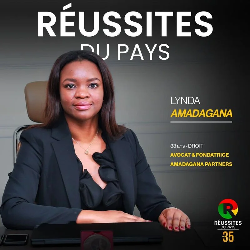 Lynda Amadagana classée parmi les 35 jeunes dirigeants de 35 ans de la prochaine génération