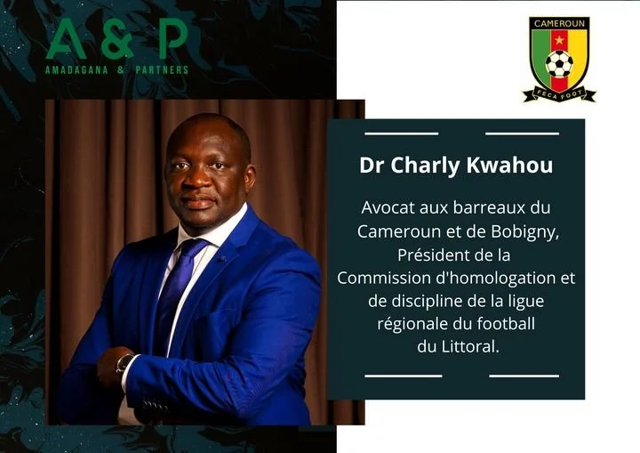 Notre Associé Charly Kwahou est désigné Président d'une Commission de la Ligue Régionale du Football du Littoral