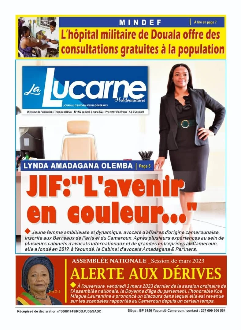 Notre Managing Partner fait la une de l'hebdomadaire la Lucarne