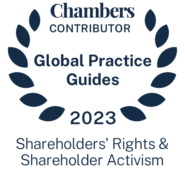 Amadagana &amp; Partners is a contributor to the Chambers and Partners 2023 Guide to Shareholder Rights and Activism