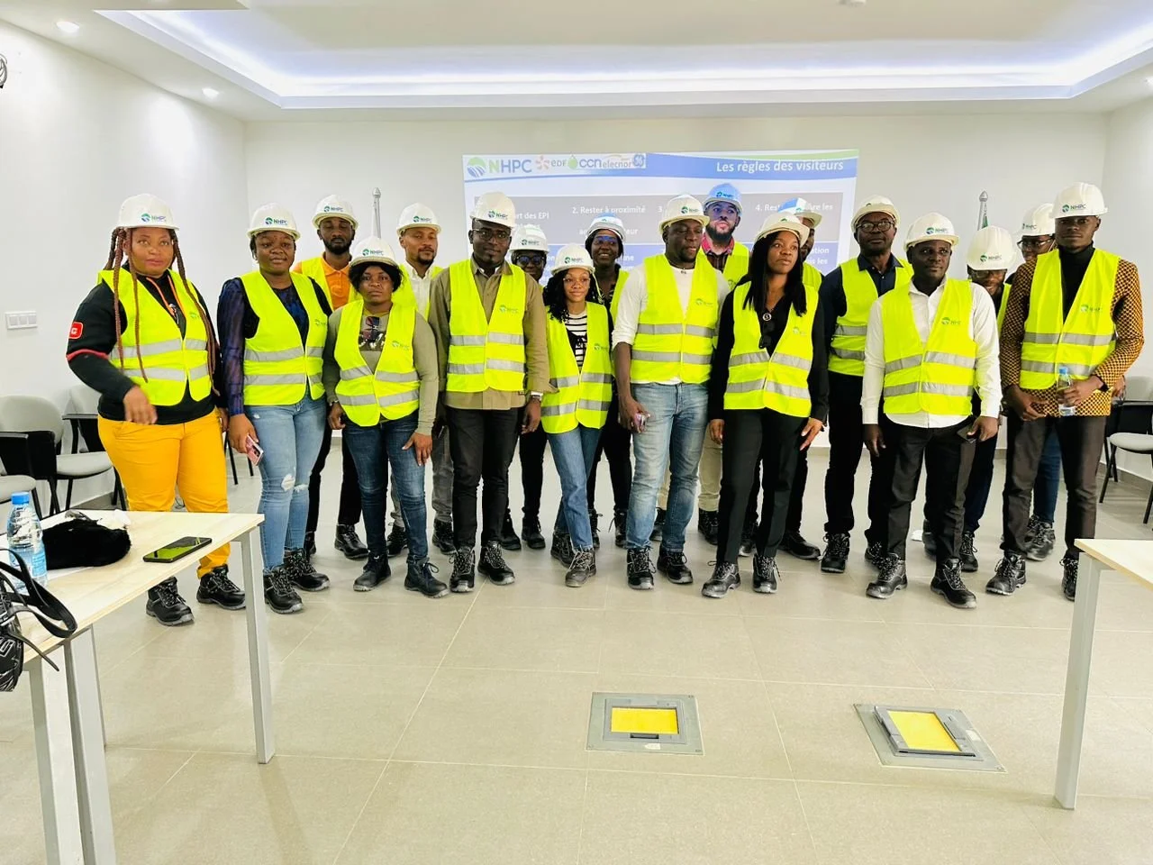 Visite du Cabinet Amadagana &amp; Partners au barrage de Nachtigal