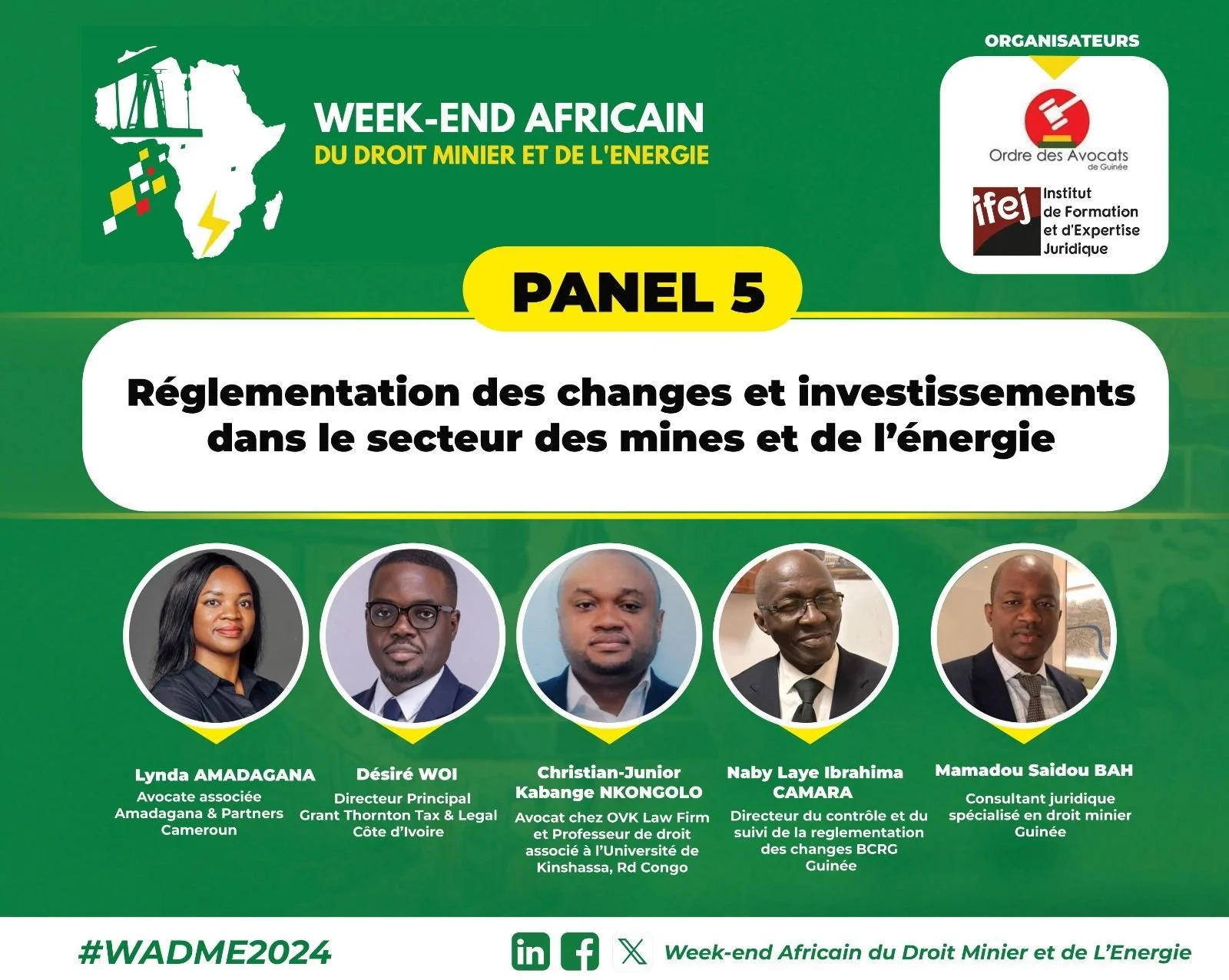 Amadagana &amp; Partners  a été partenaire du Week-End Africain du Droit Minier et de l’Energie