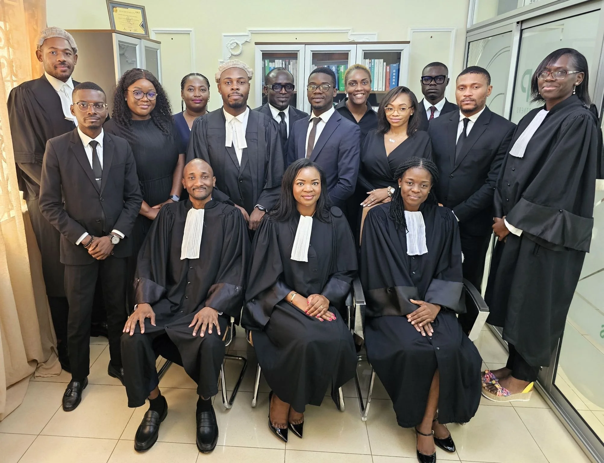 Deux  collaborateurs d’Amadagana &amp; Partners pretent serment en tant qu’avocats-stagiaires                                                              