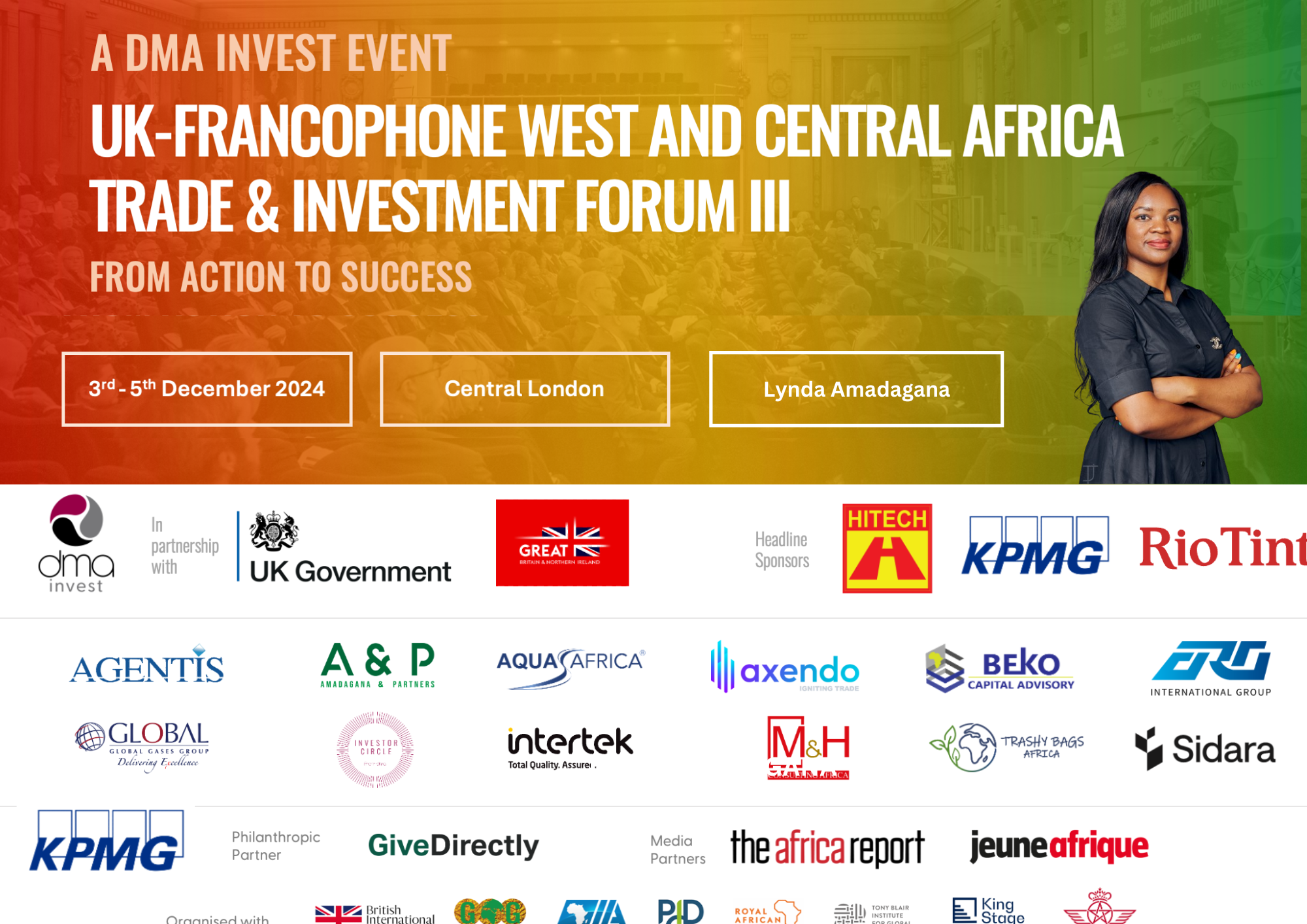 Amadagana &amp; Partners will attend the third edition of the West and central Africa Trade and Investment Forum