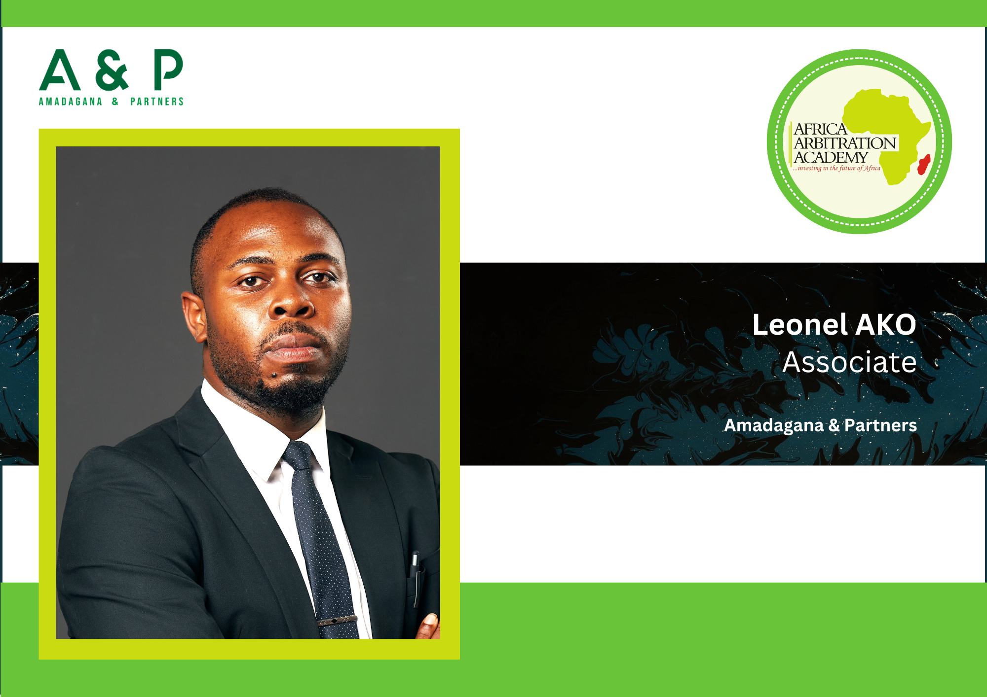 Our Associate Leonel Ako will take part in the African Arbitration Academy training program from 09 to 27 June 2025 in London