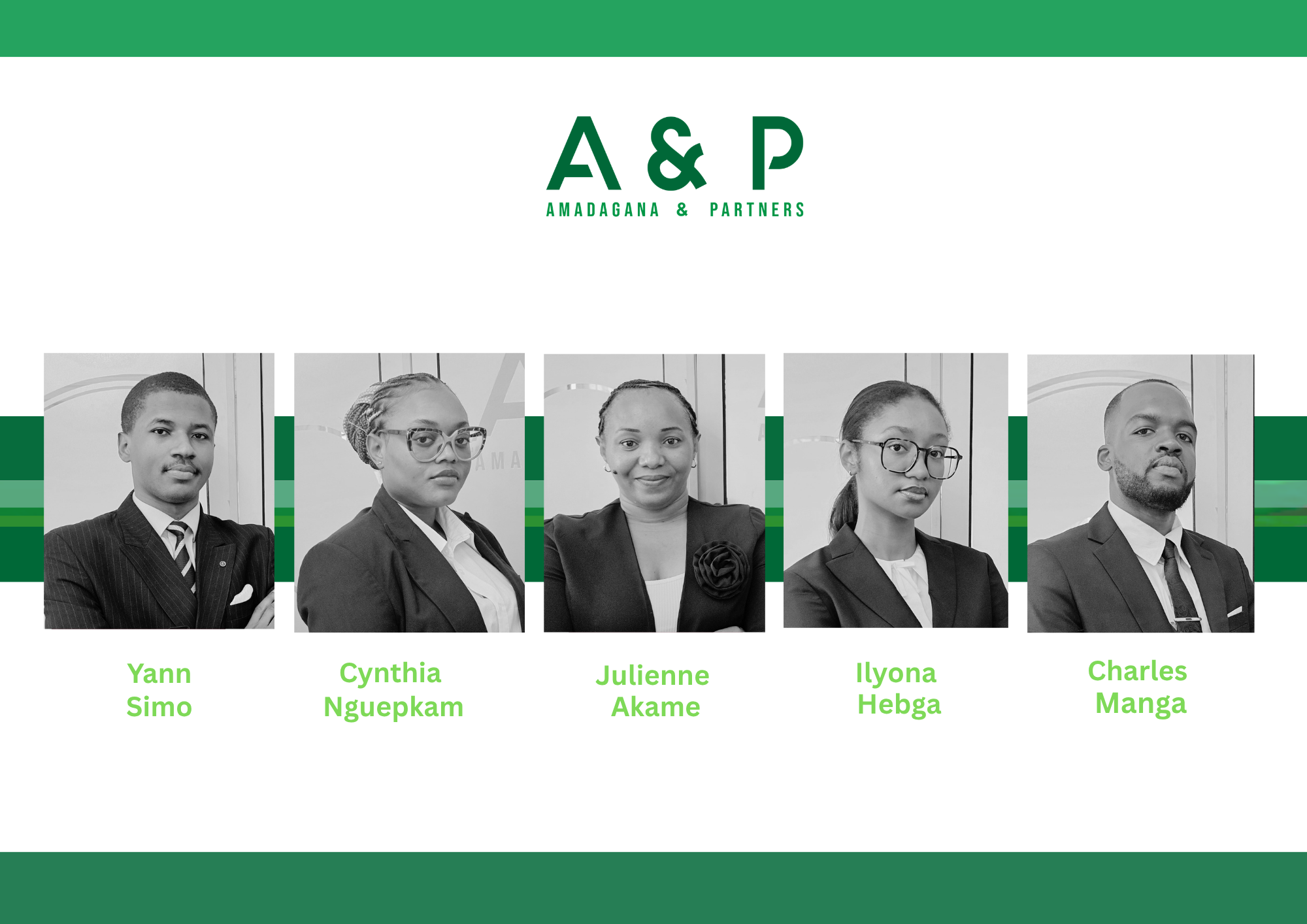 De nouveaux stagiaires chez Amadagana &amp; Partners