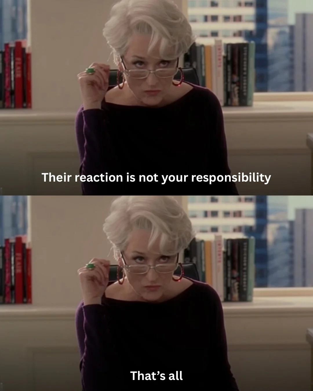 That&rsquo;s all 💅🏼✨

Channeling our inner Miranda Priestly today after watching Devil Wears Prada 2 last night. Which one did you need to hear? Lemme know!!

#devilwearsprada #mirandapriestly #thatsall #mentalhealth #reminder