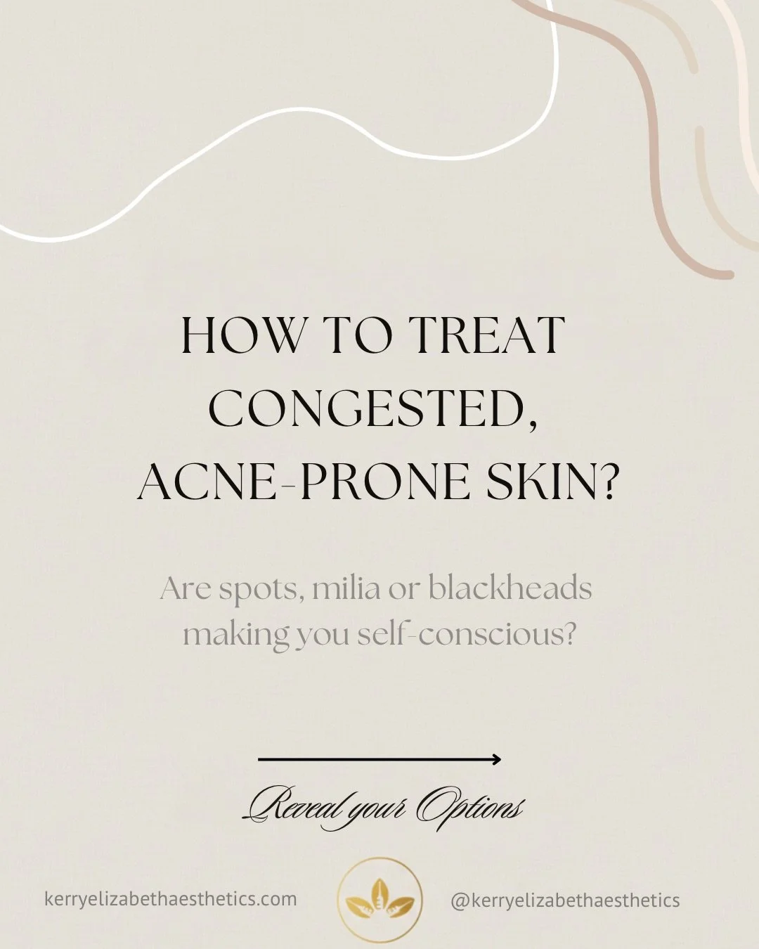 If spots, milia, or blackheads are holding you back from feeling your most confident, it&rsquo;s time to stop guessing and start treating.🧖🏻&zwj;♀️

👉 Acne (IPL) Laser Therapy: Targets the root cause by killing deep bacteria while calming active r