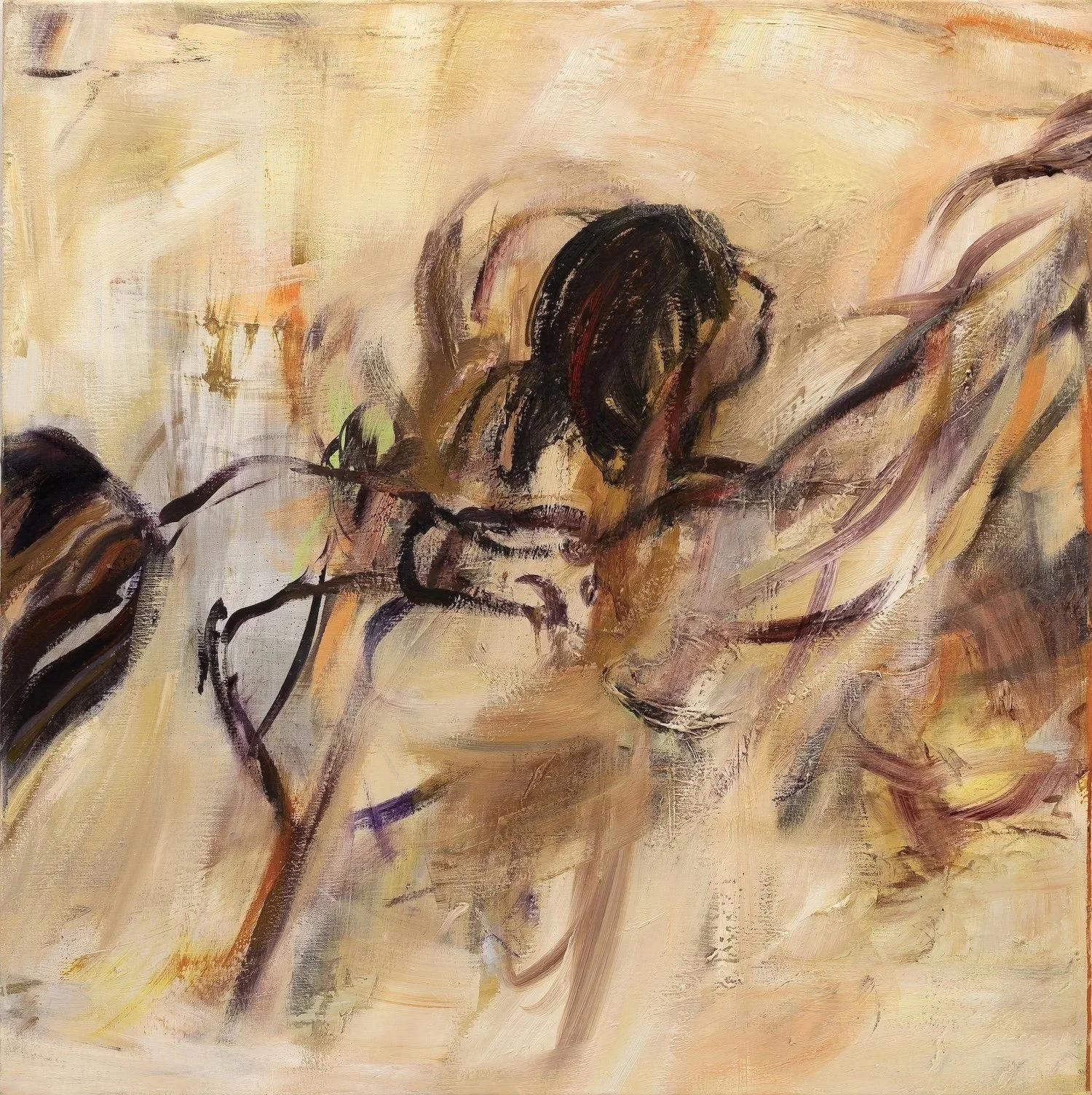 Liikevirta, 2022 - 2024, akryyli ja öljy kankaalle