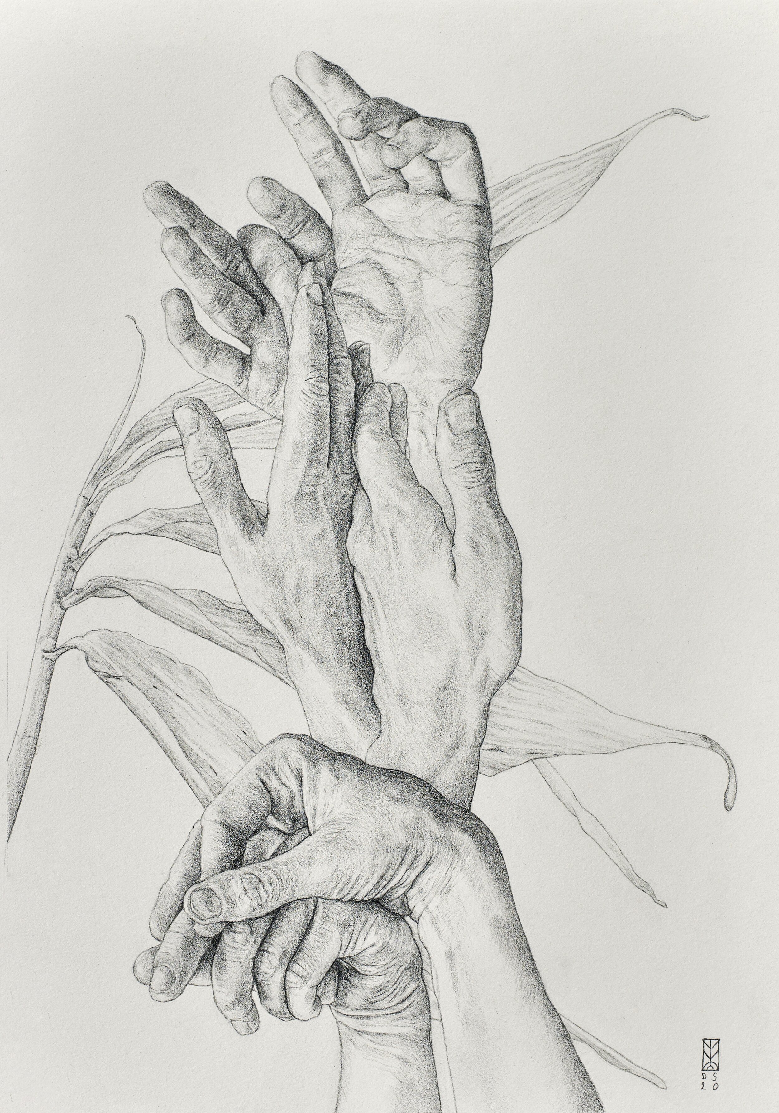 XYZ (2020)
Graphite on A3 paper