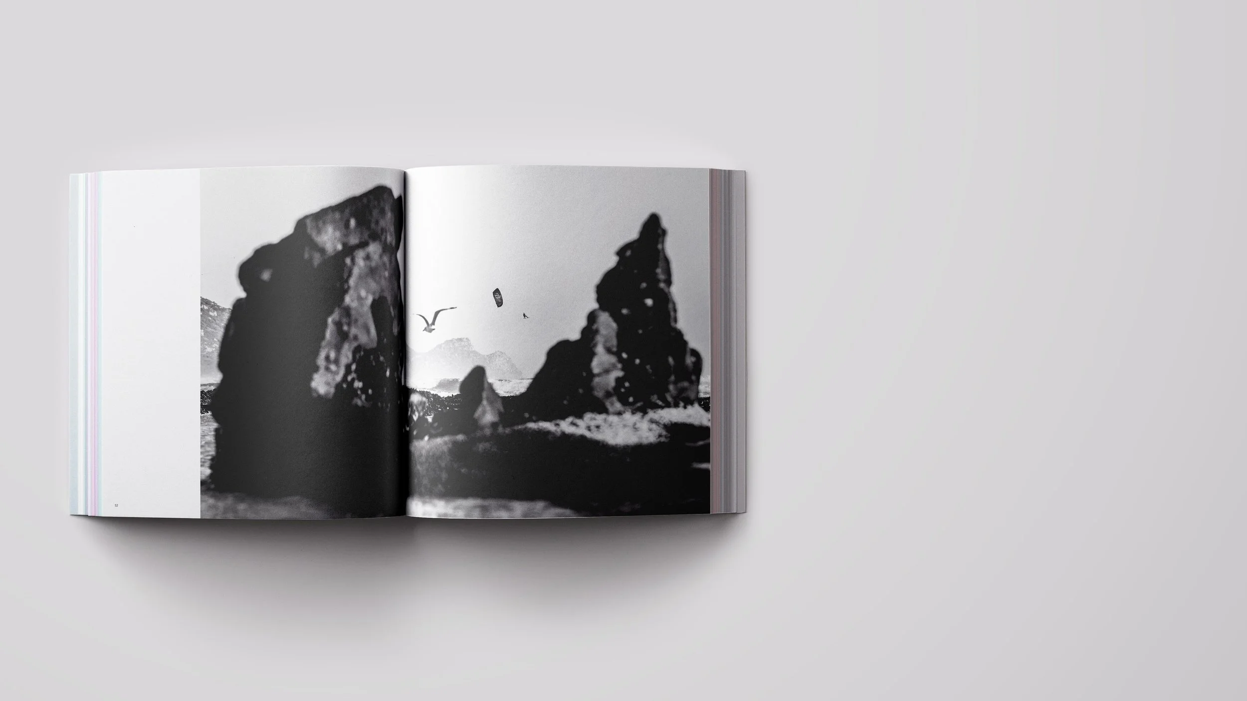 Unseen photo book by Ydwer — decade of kitesurfing photography