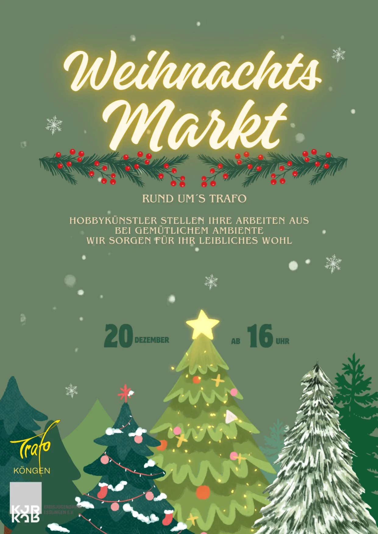 Weihnachtsmarkt rund ums Trafo
