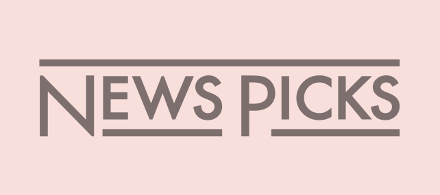 Text reading 'NEWS PICKS' with a pink background and gray text.