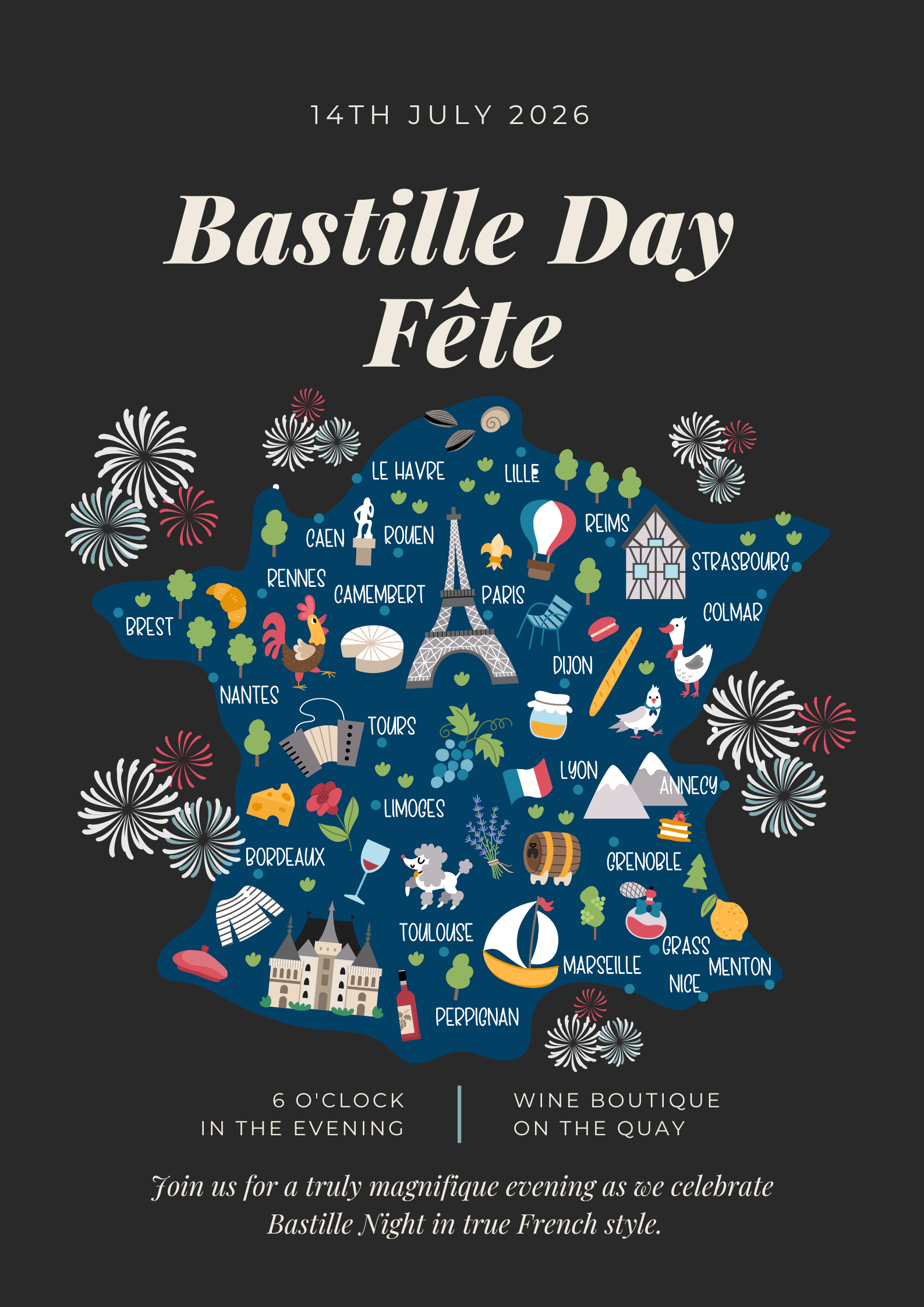 French Eiffel Tower Illustration Poster.png