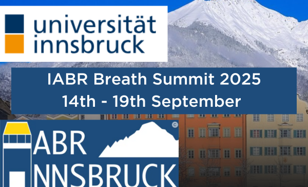 Meet us at IABR Breath Summit in Innsbruck | 14–19 September
