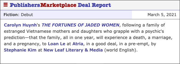 Also featured as a Publishers Weekly “Deal of the Week.”