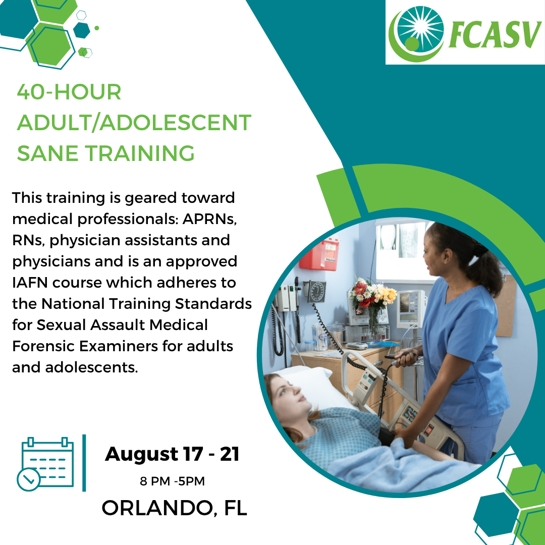 40-HOUR ADULT / ADOLESCENT SANE TRAINING - Orlando 