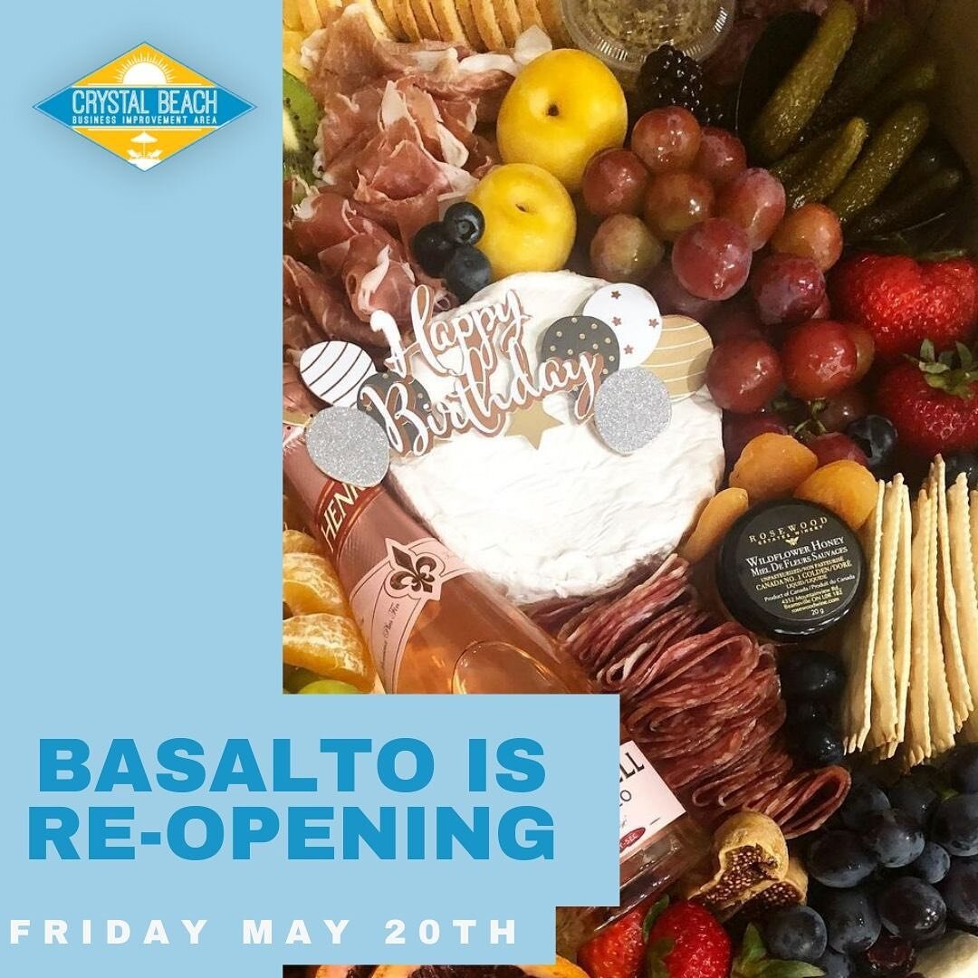 Basalto Artisan Cheese is reopening TODAY!!! 🔥

They have amazing specials available all weekend! 

If you are interested in well crafted delights, visit them at 418 Derby road! ☀️