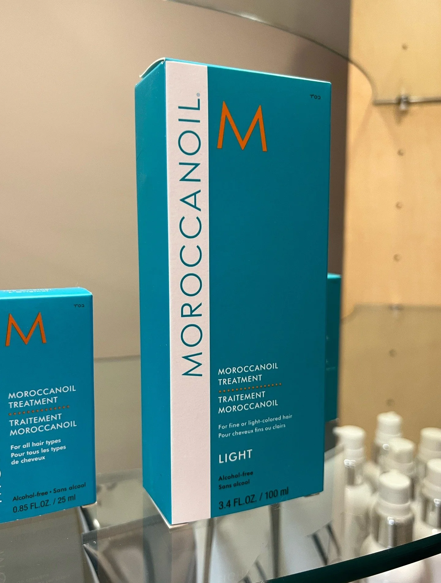 Salon Product Highlight: Moroccanoil Treatment Light

We're proud to carry @Moroccanoil products, and their light oil is a lightweight take on their iconic original hair oil. Smooths frizz, detangles, conditions, and boosts shine by up to 118%*&mdash