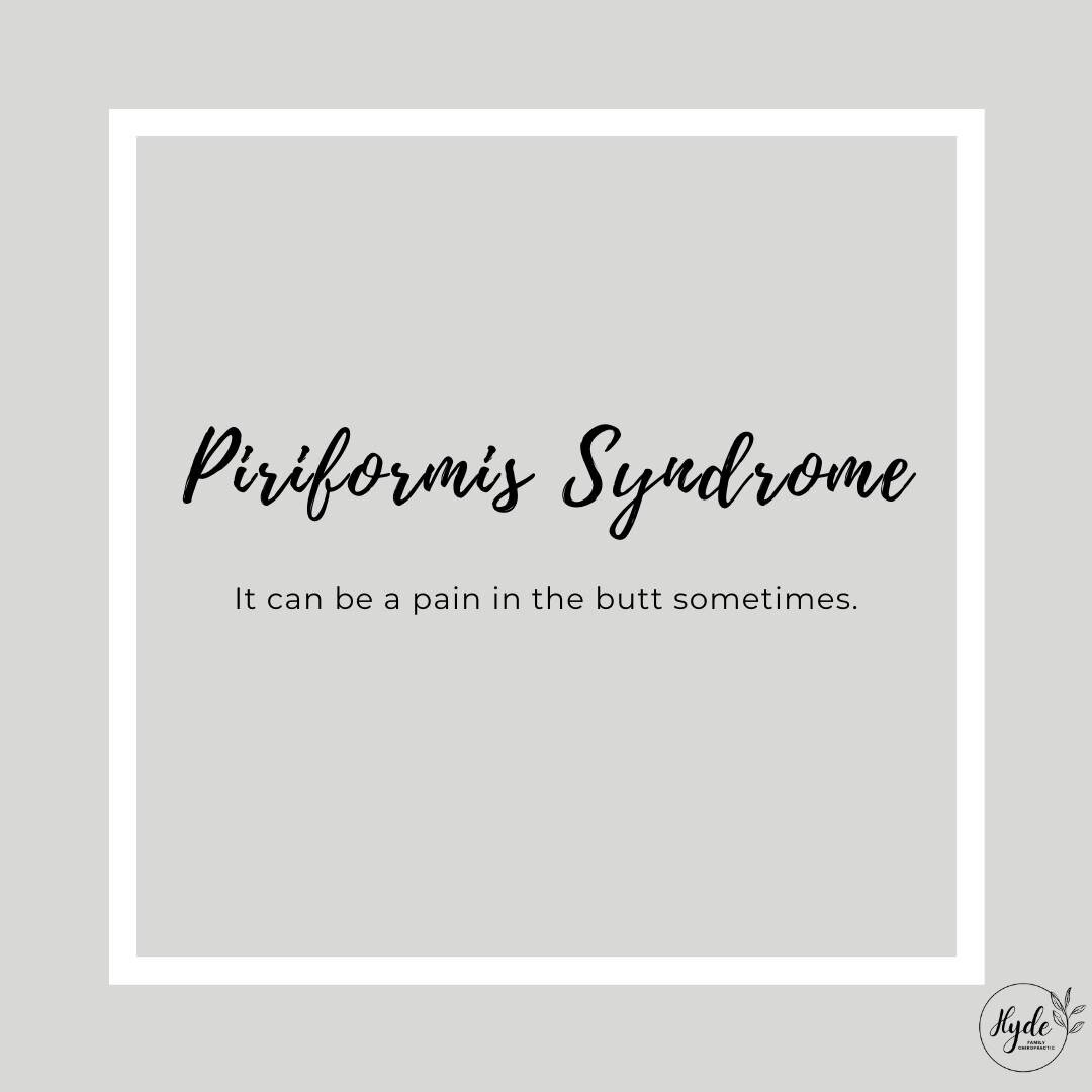 ▪️PIRIFORMIS SYNDROME▪️

If you have ever been into the office, you have probably heard Dr. Kenzie talk about the piriformis muscle! 

The piriformis muscle can be a literal pain in the butt...SWIPE to learn more!

Think you might  be dealing with pa