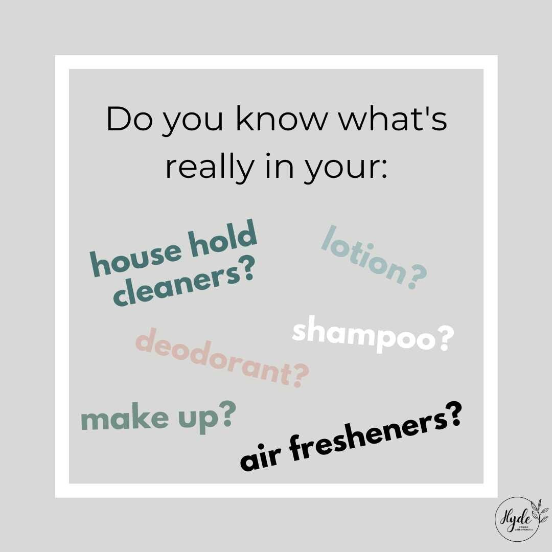 What is really in the products you use every day? 🤔 
.
Toxins and endocrine disruptors might be hiding in the lotion or air fresheners that you use, but how do you know what these chemicals are? 
.
Labels are hard to read...and who has time to resea