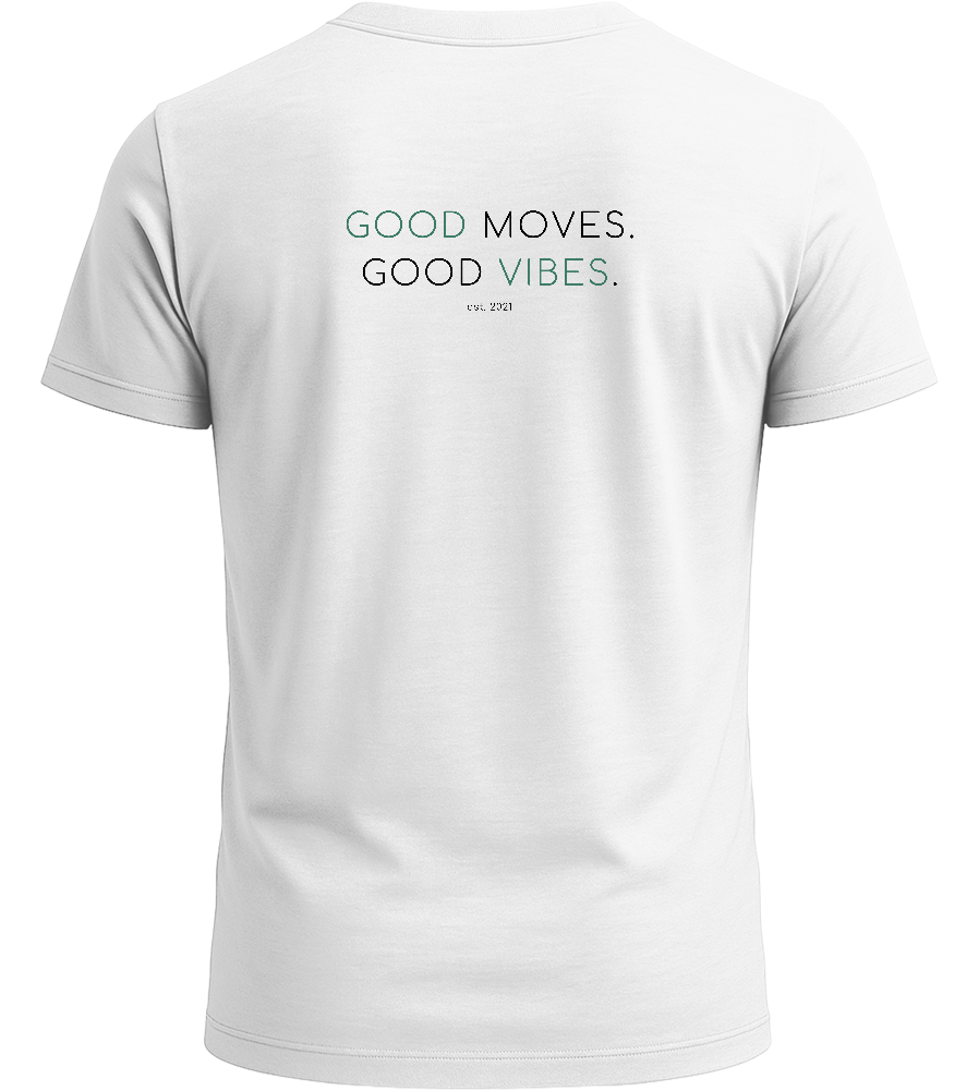 T-Shirt weiß "Good Moves. Good Vibes."