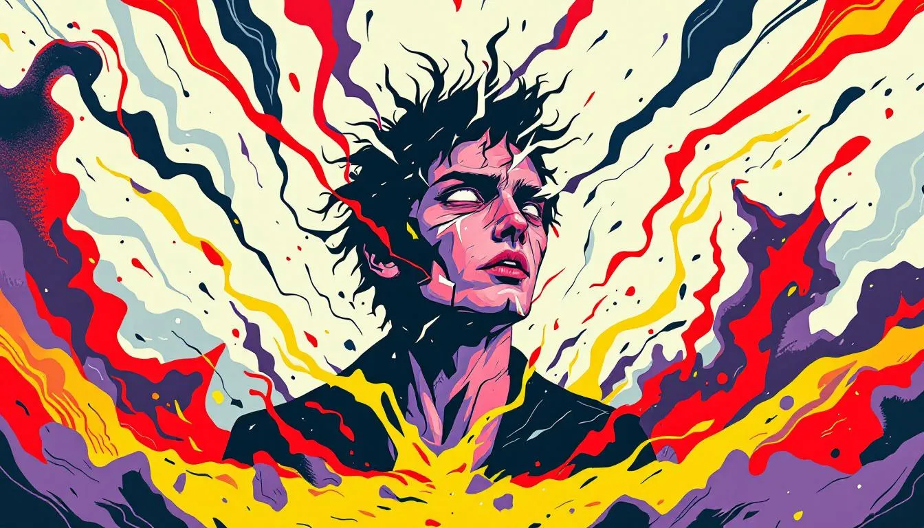 An illustration showing the impact of narcissistic abuse on self-esteem.