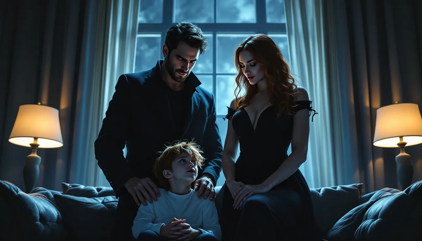 An illustration depicting the dynamics of a narcissistic family structure.