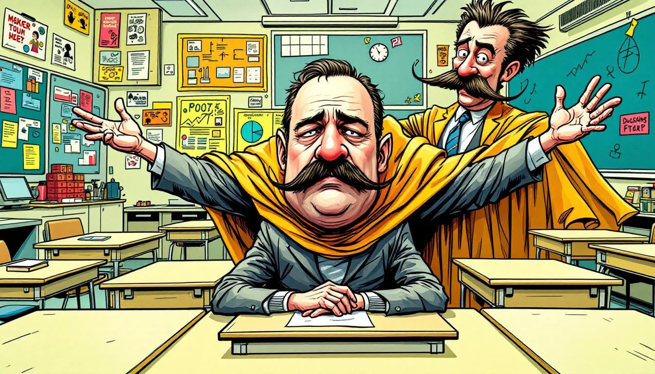 A student struggling with self-esteem in a classroom environment.