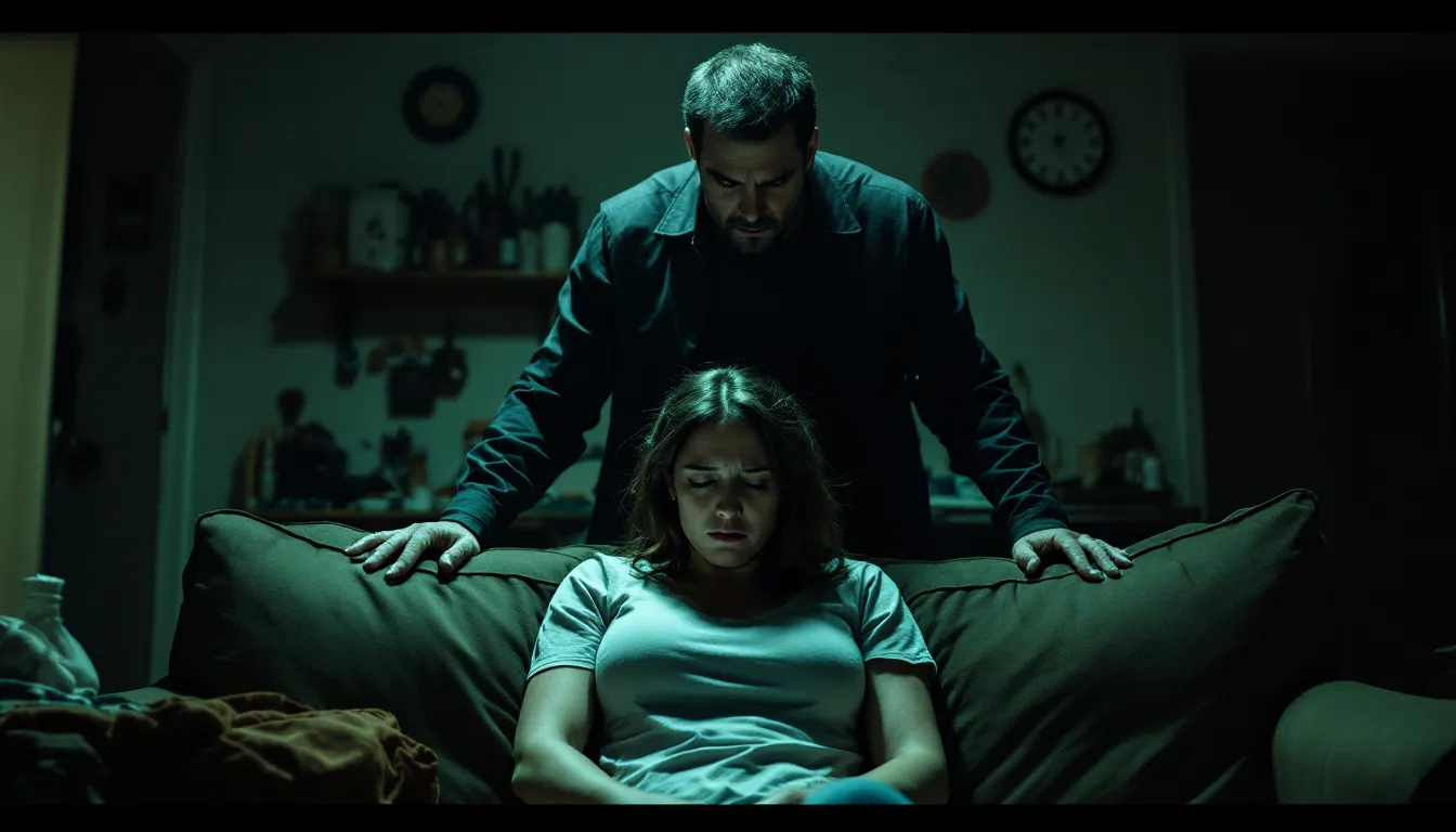 An image depicting emotional abuse in a family setting.