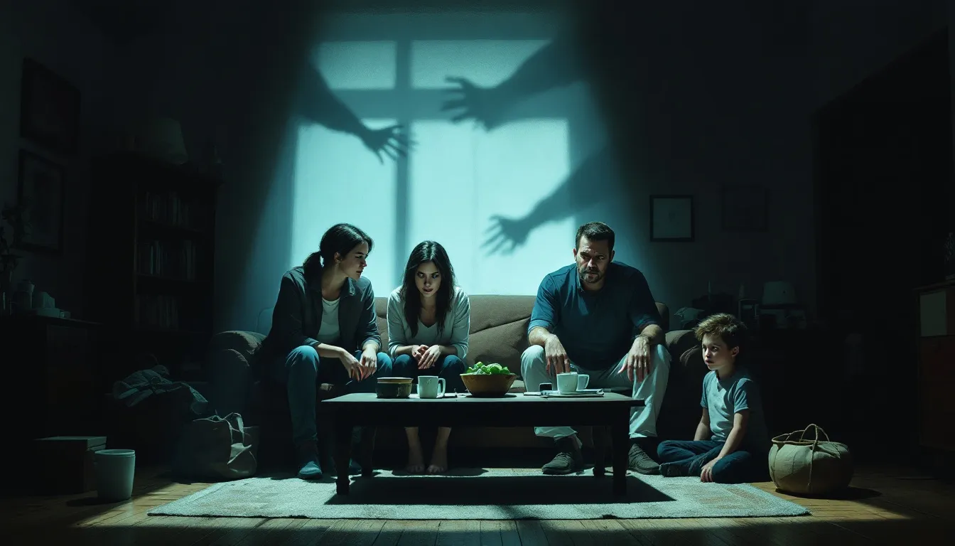 An illustration depicting the characteristics of narcissistic families.