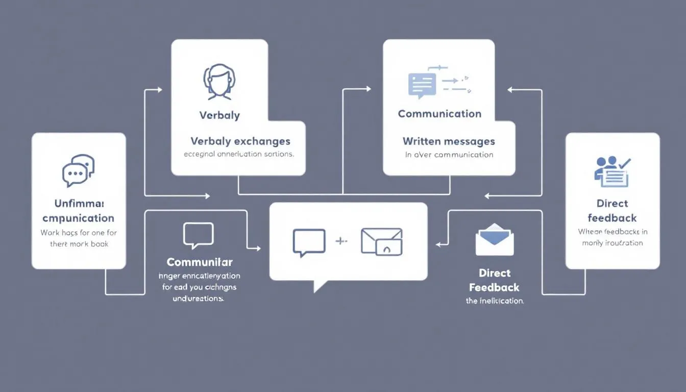 An illustration showing various definitions of overt communication.