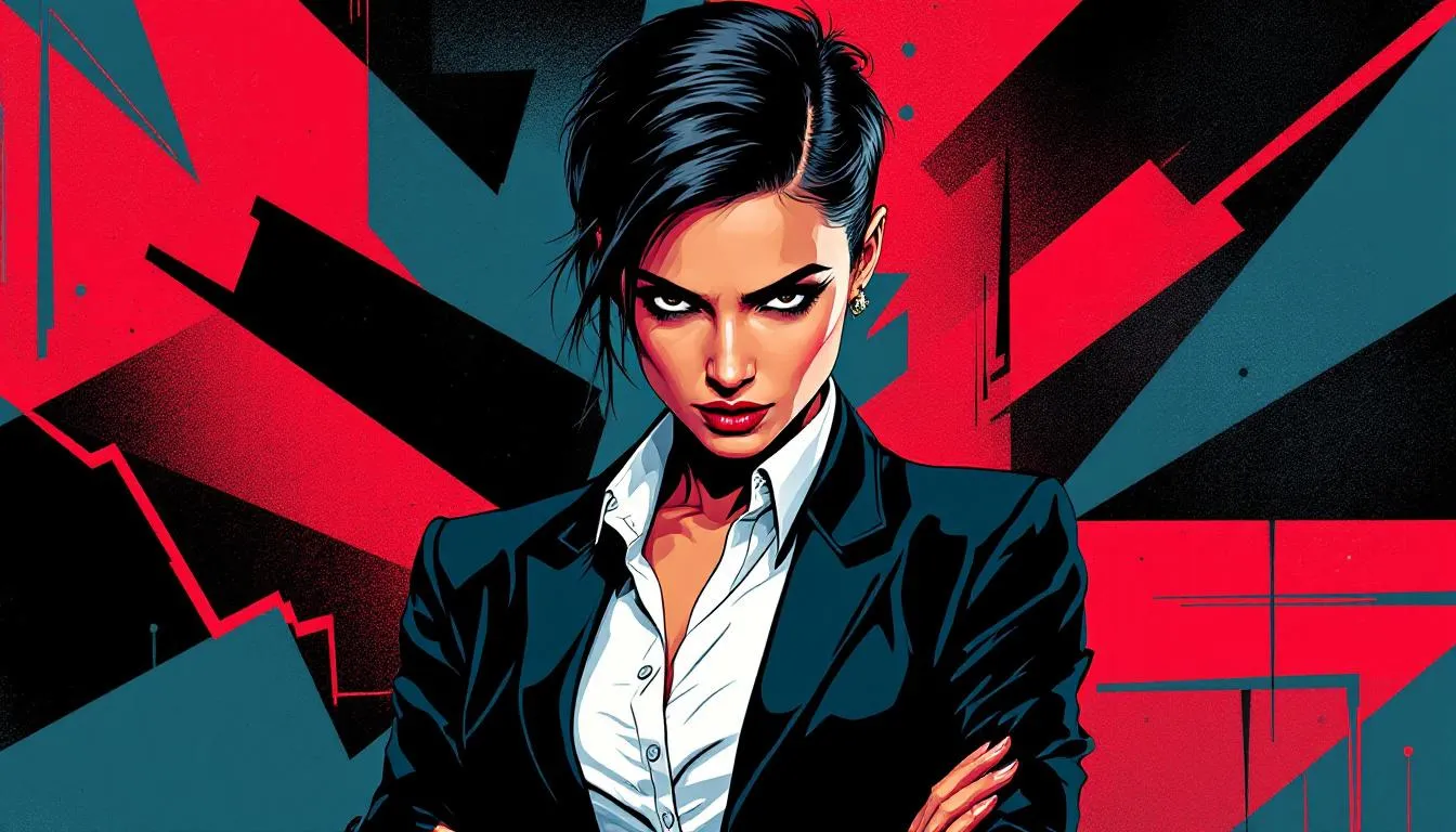 A visual representation of the signs of a lesbian narcissist.