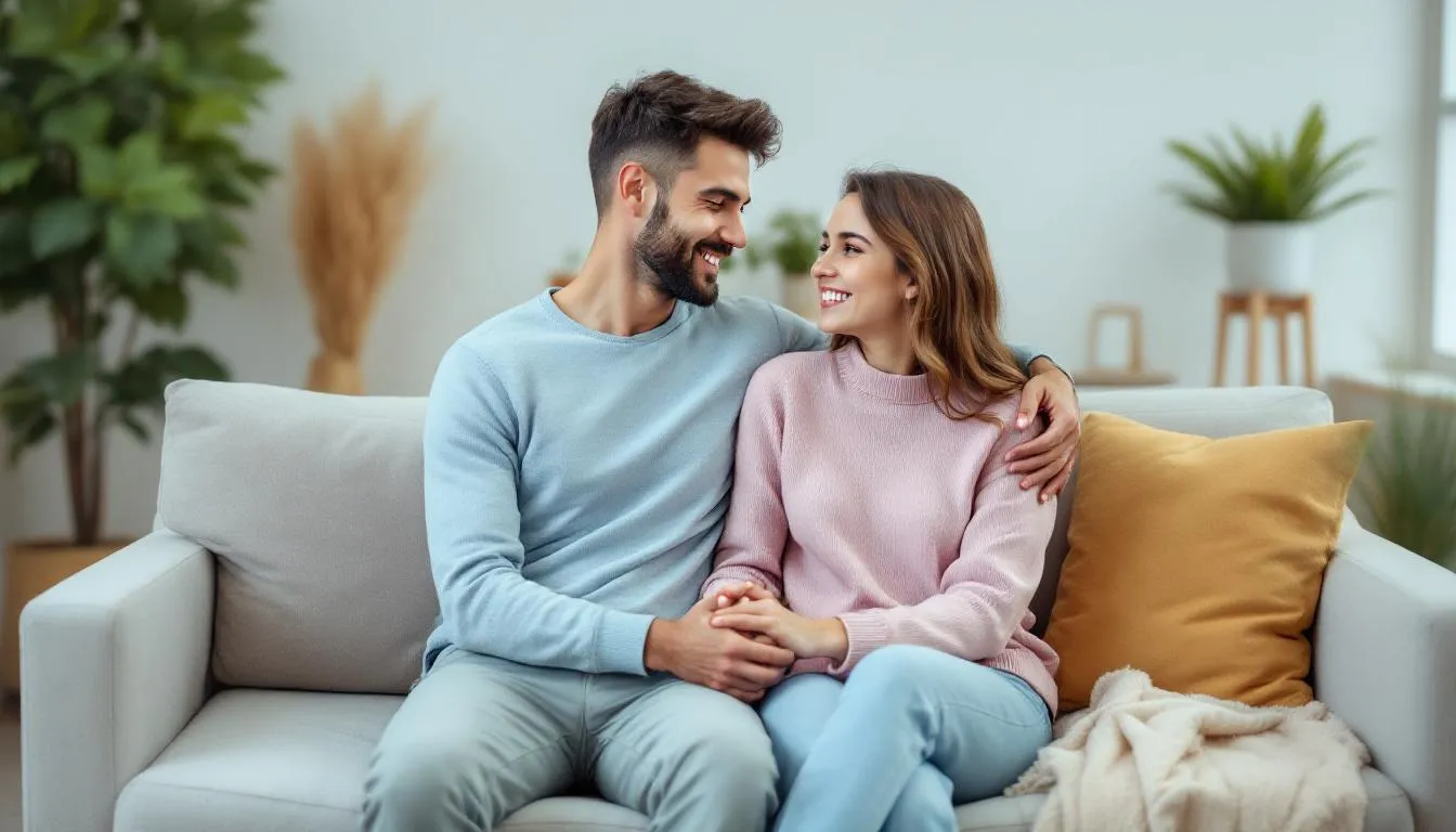 A couple enjoying emotional support and connection, highlighting the emotional benefits of marriage.