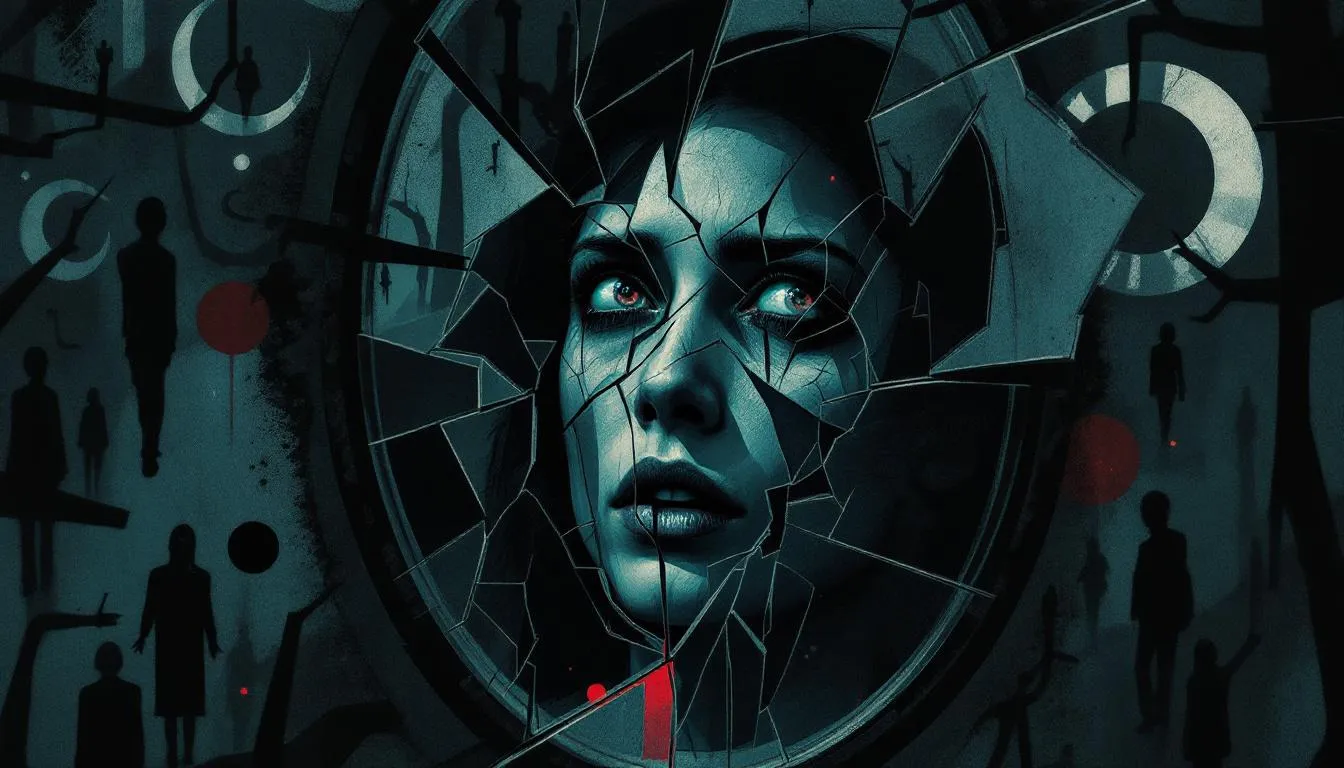 An abstract representation of gaslighting meaning, showcasing emotional turmoil.