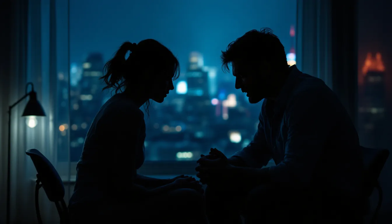 Impact of dismissive avoidant attachment on romantic relationships depicted through an emotional scene.