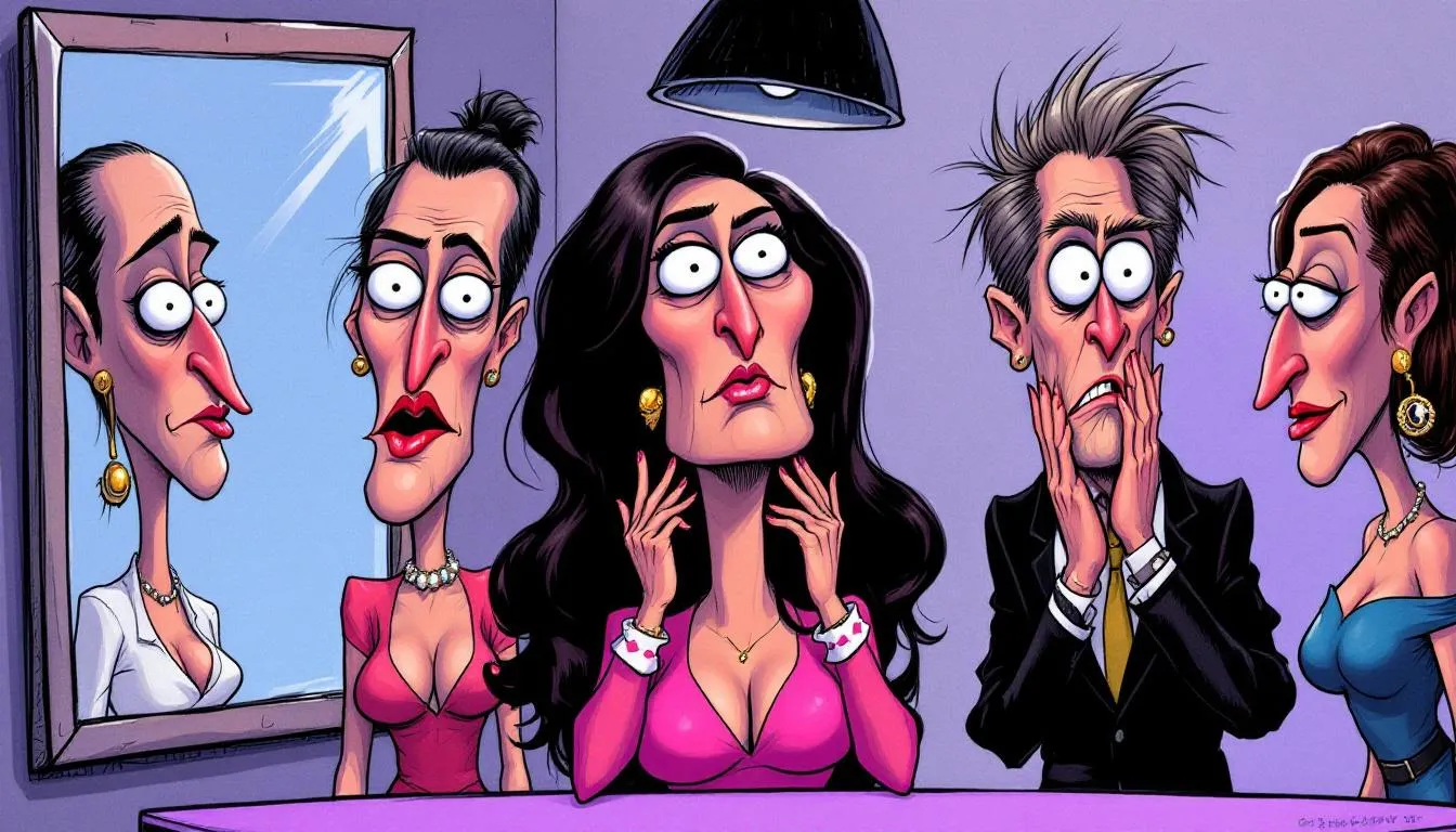 Celebrities exhibiting narcissistic tendencies, including famous narcissists.