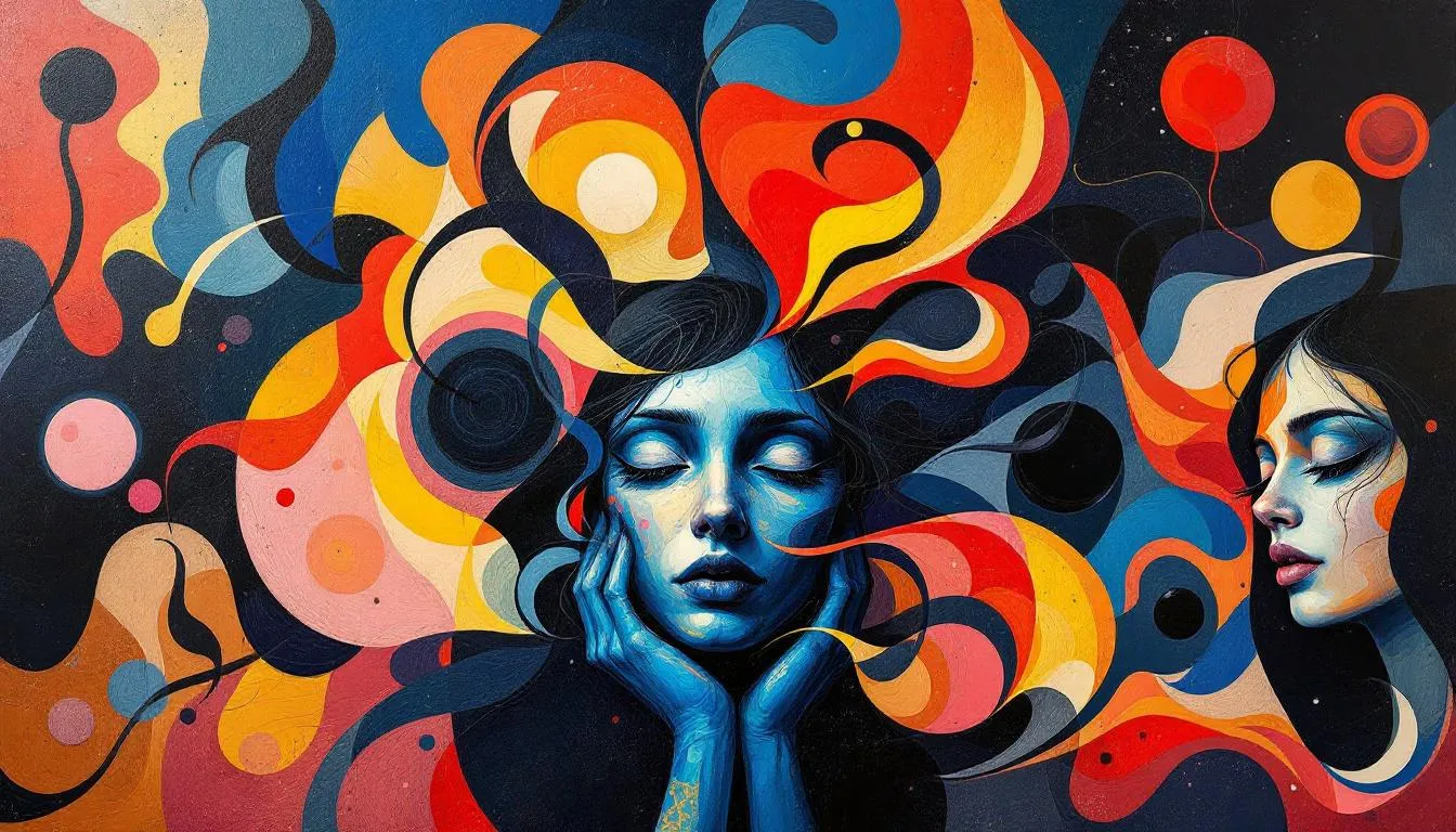 An abstract depiction of insights being shared, representing the wisdom of dealing with narcissists.