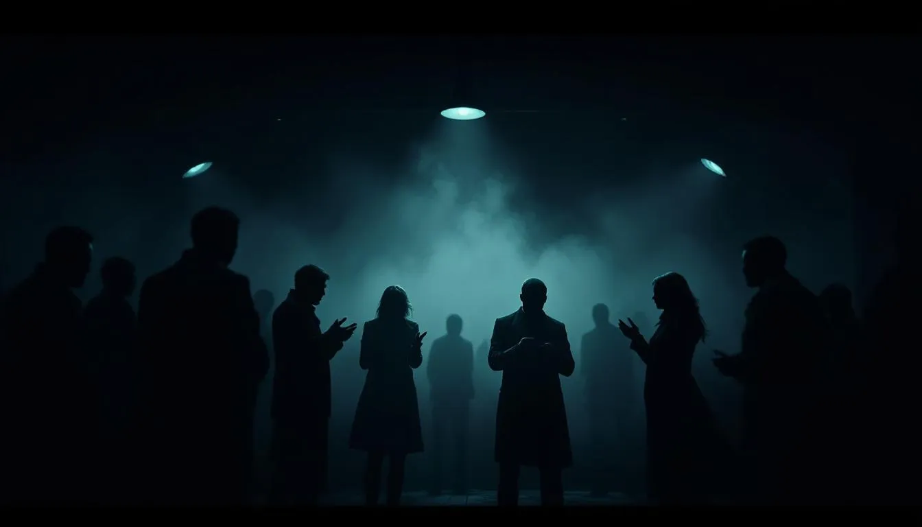 An abstract representation of the concept of a smear campaign.