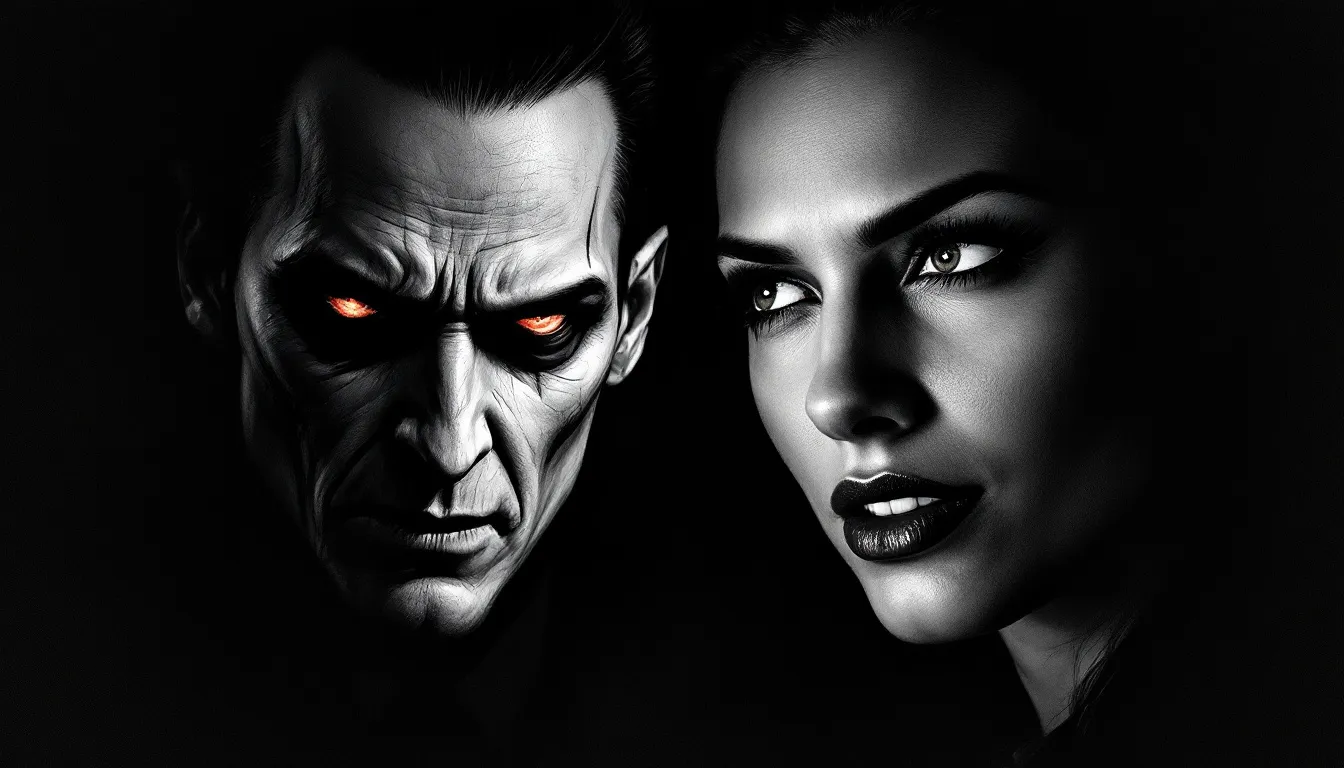 An illustration comparing key differences between narcissists and psychopaths.