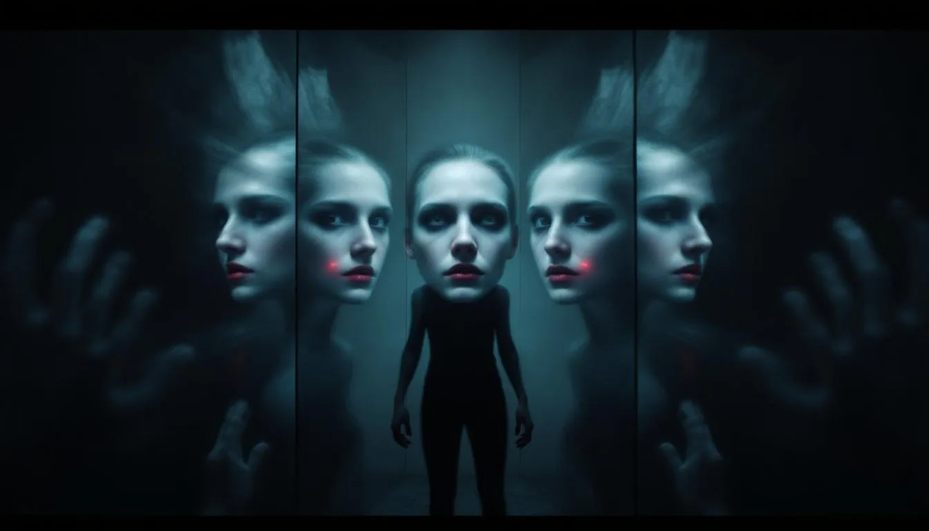 An emotional representation of the impact of gaslighting on mental health.