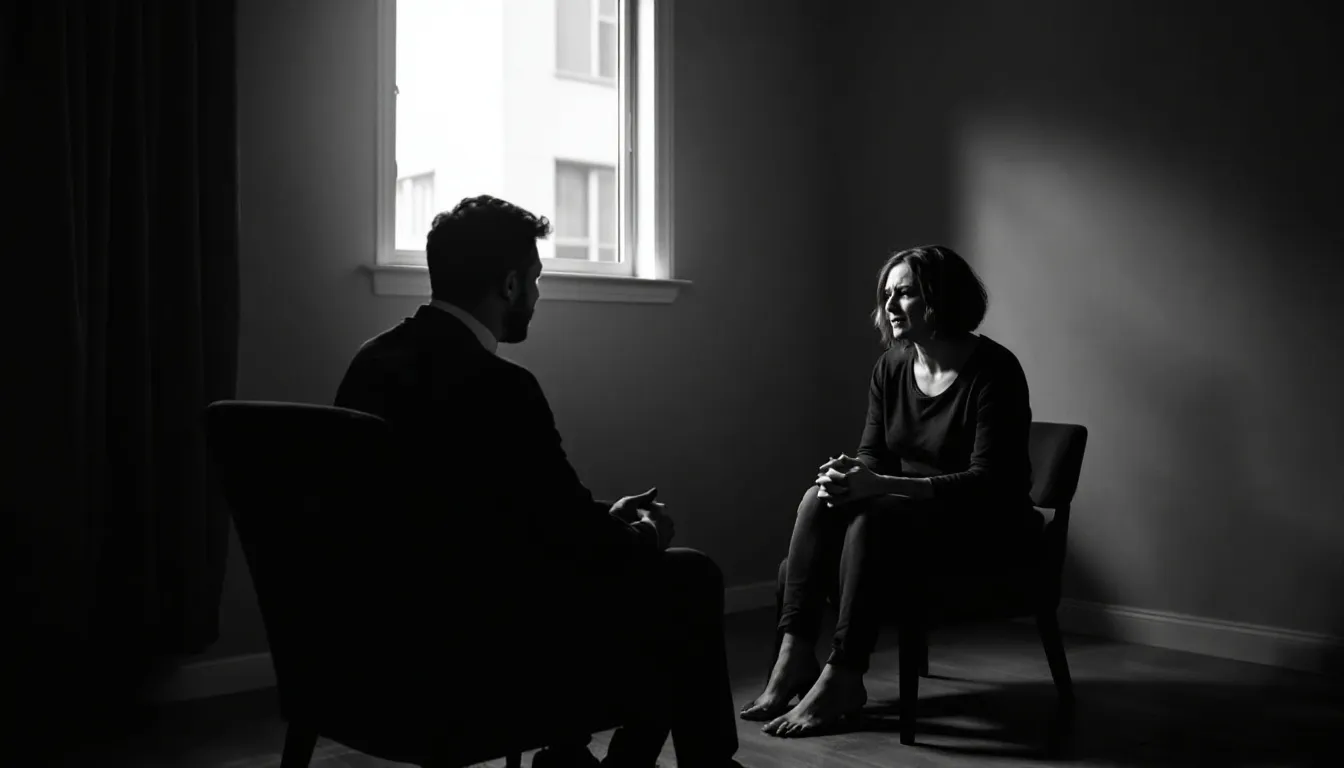 A depiction of seeking third-party support in dealing with a narcissist.